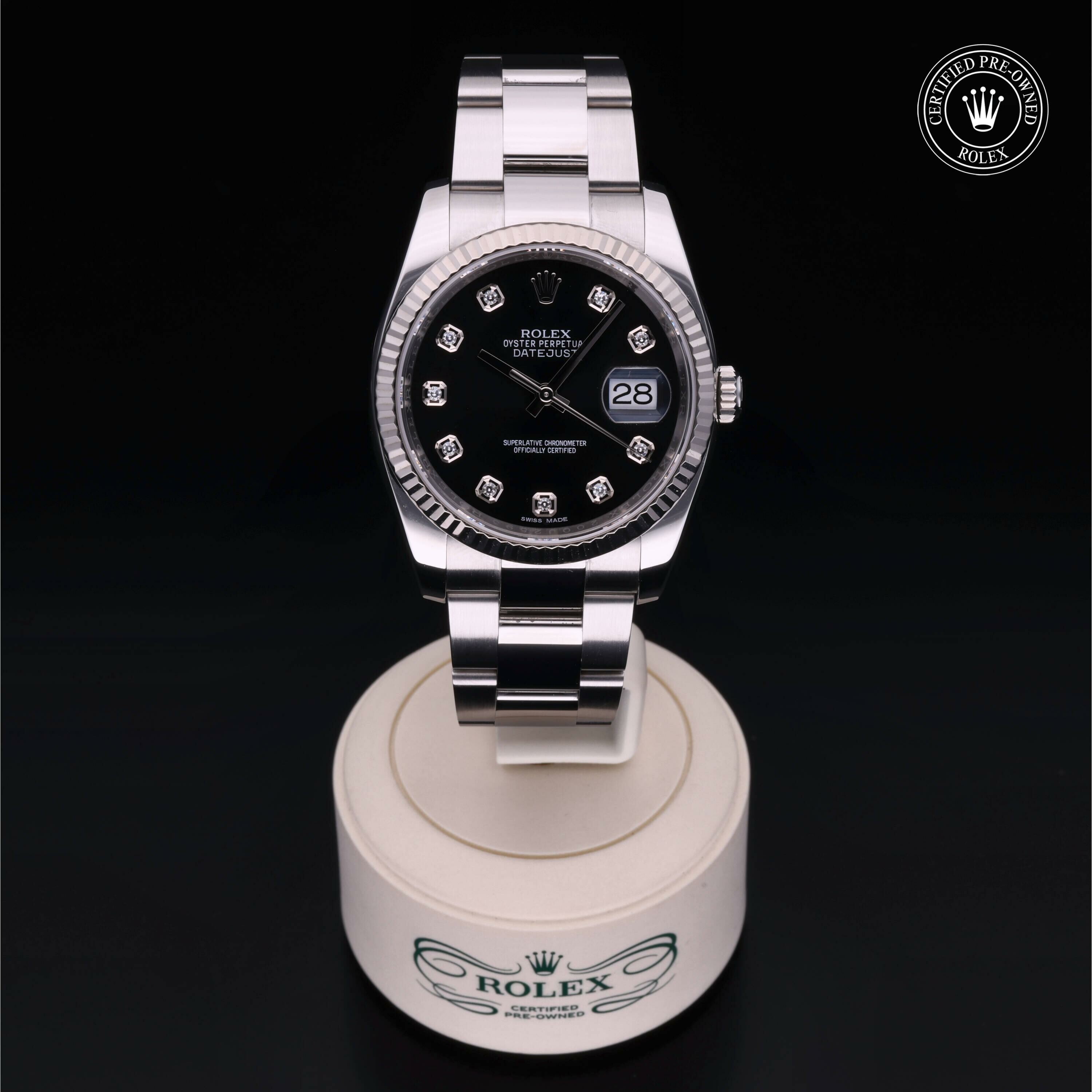 Rolex Datejust 36 in Rolesor 18 Carat White M116234-0139 at Ferret