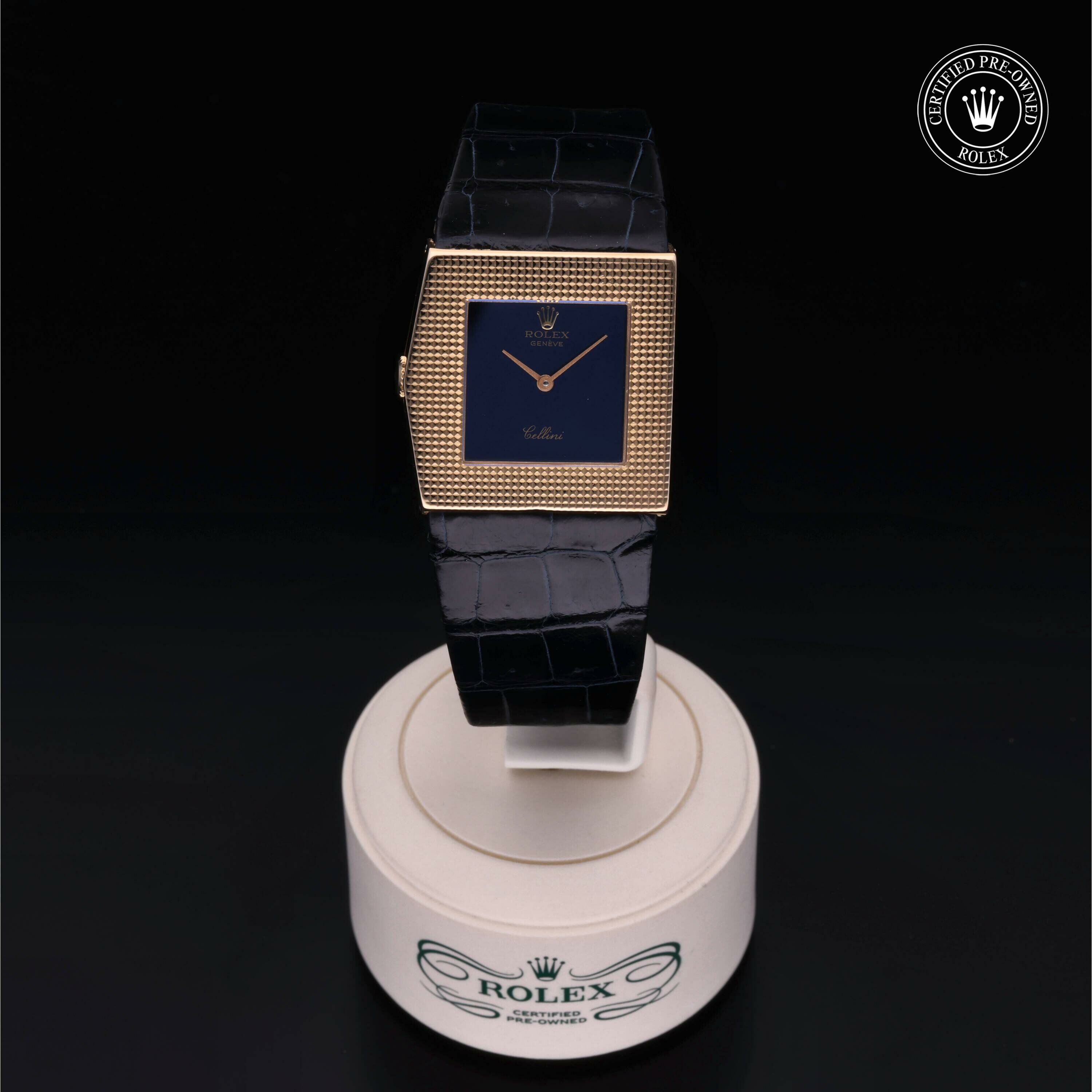 Rolex Cellini Clous de Paris 28 in Gold 18 Carat Yellow  at Ferret