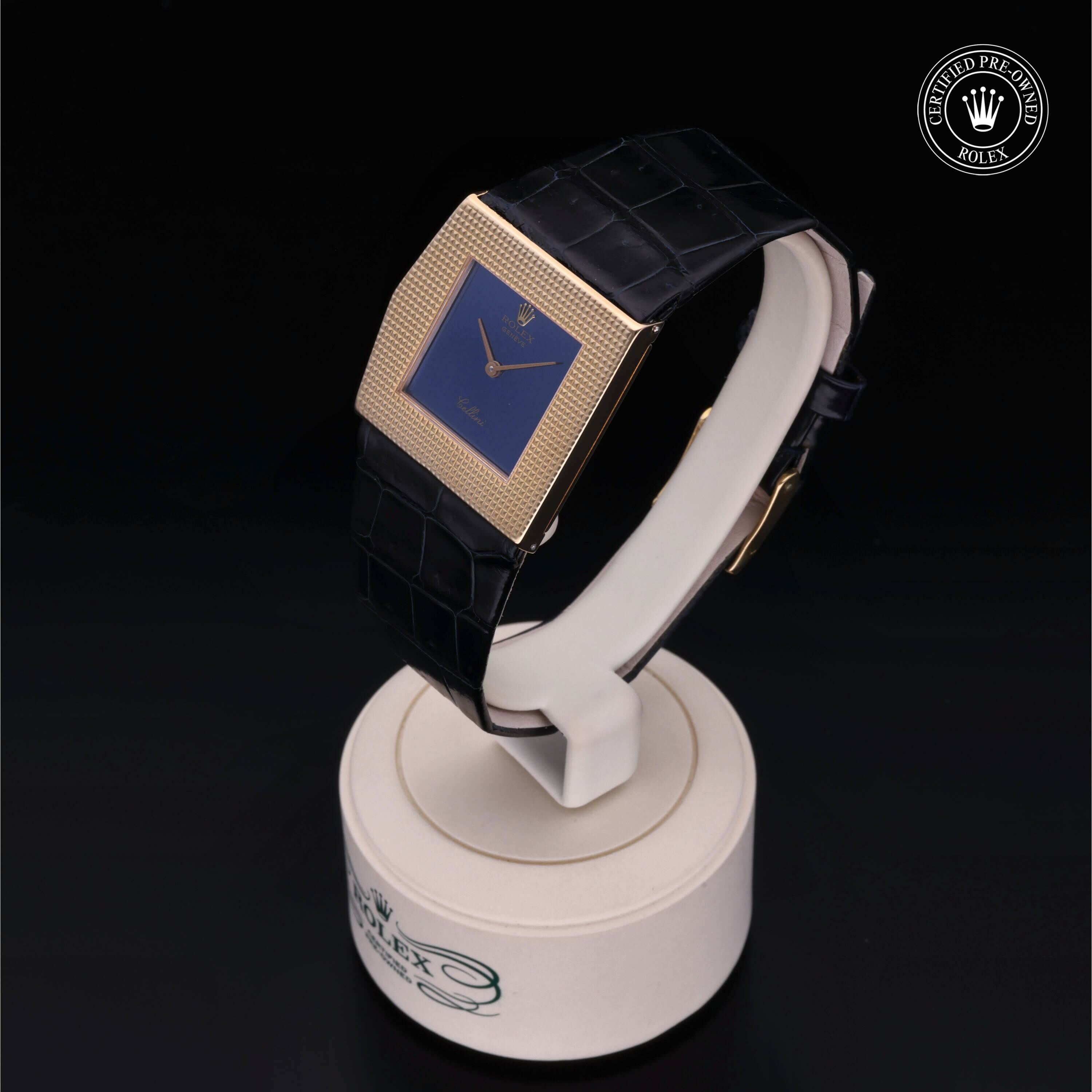 Rolex Cellini Clous de Paris 28 in Gold 18 Carat Yellow  at Ferret - view 6