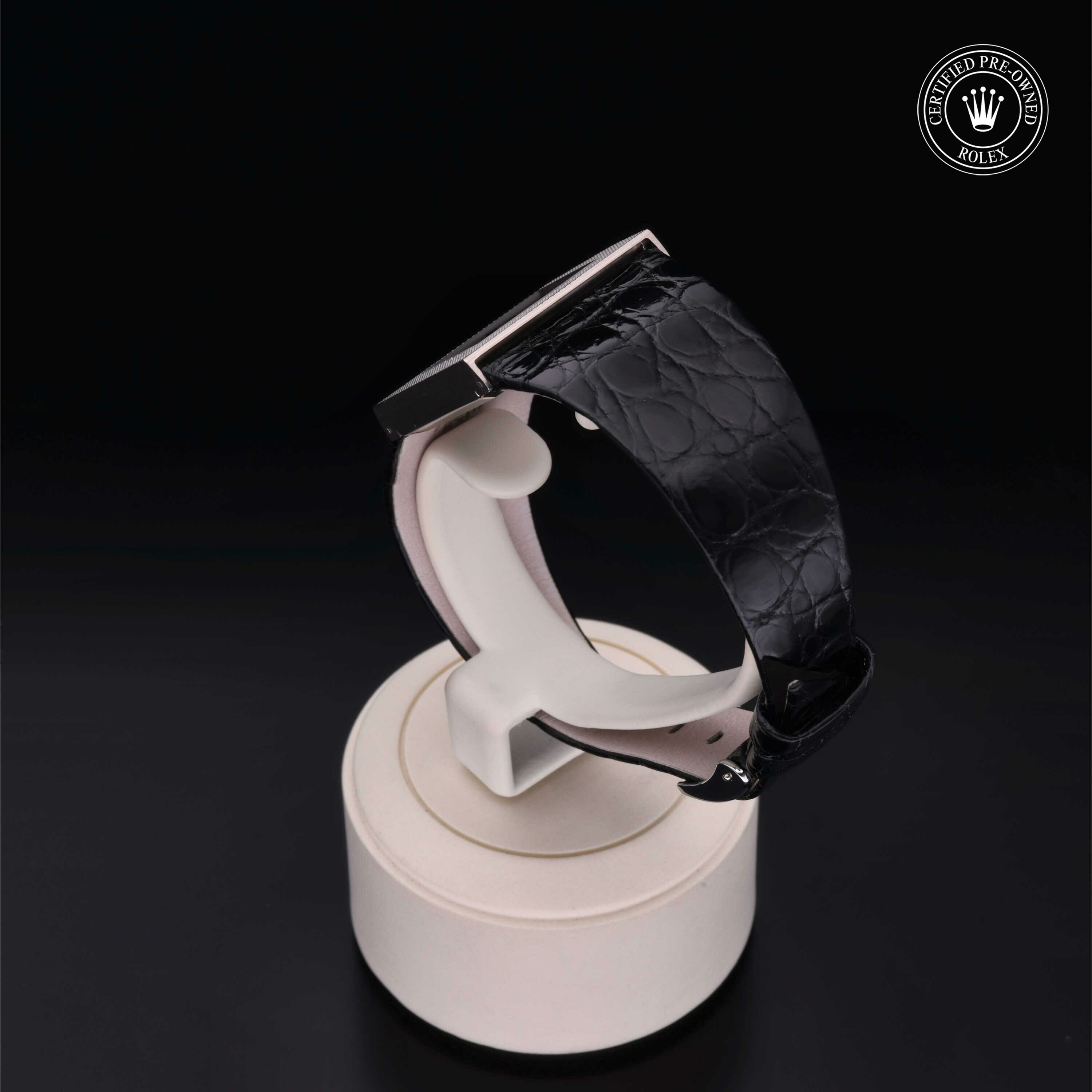 Rolex Cellini Clous de Paris 28 in Gold 18 Carat White  at Ferret - view 15