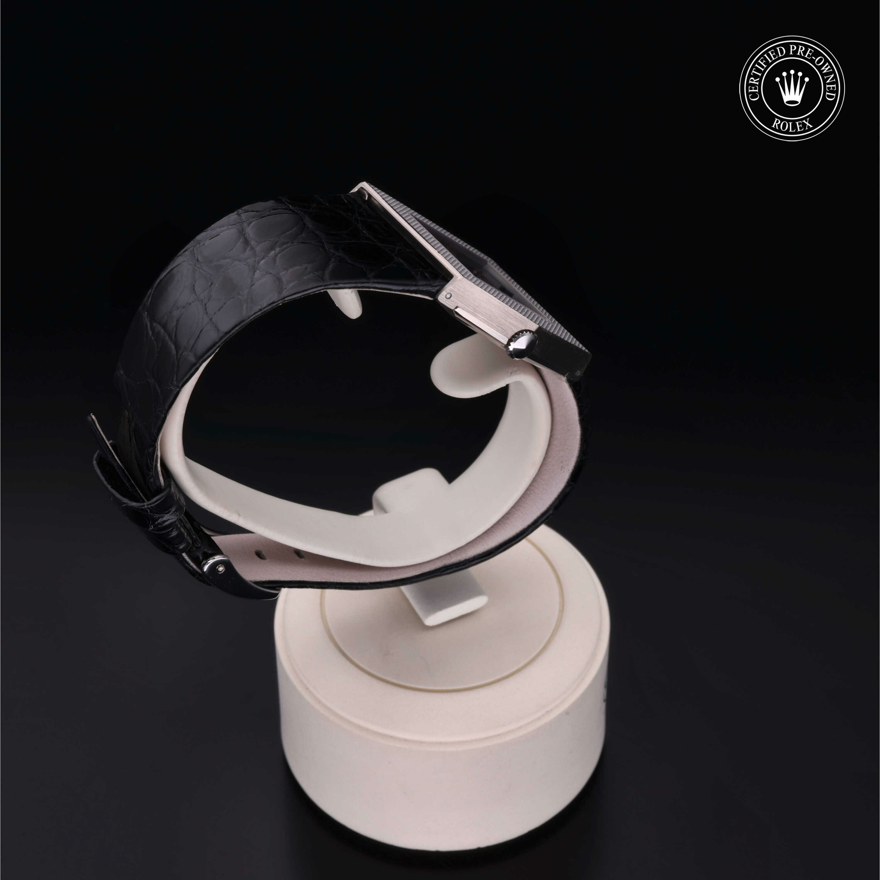 Rolex Cellini Clous de Paris 28 in Gold 18 Carat White  at Ferret - view 25