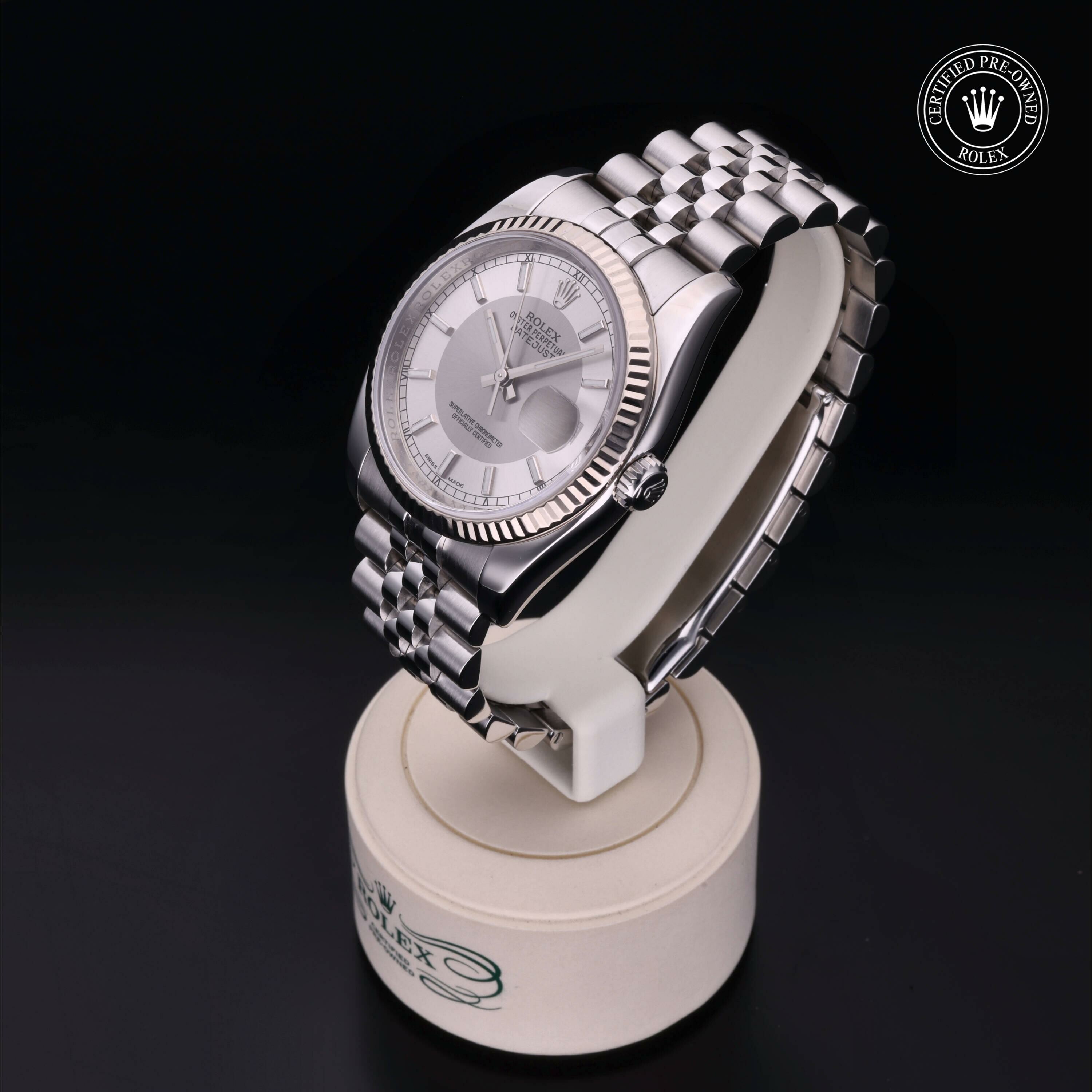 Rolex Datejust 36 in Rolesor 18 Carat White M116234-0111 at Ferret - view 6