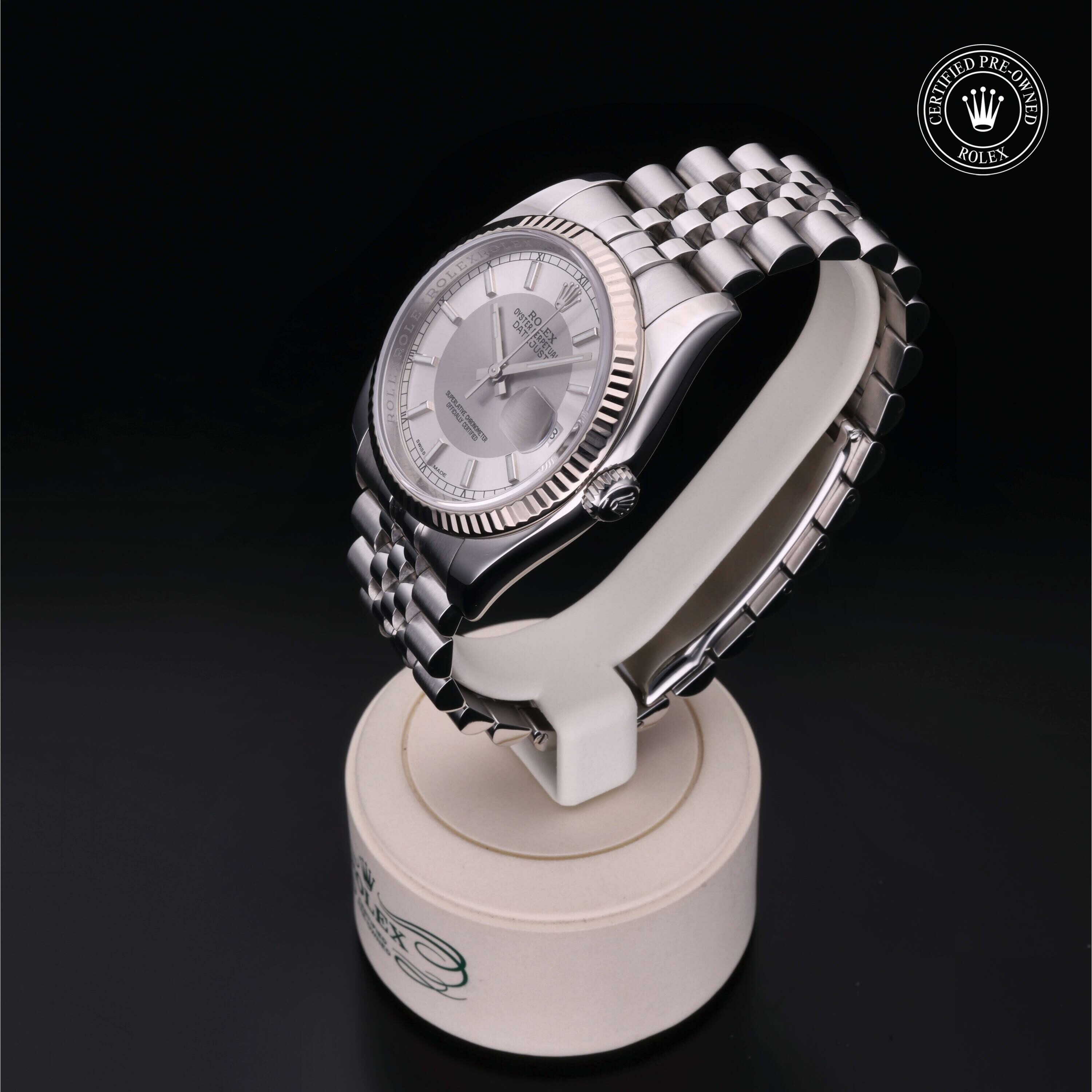 Rolex Datejust 36 in Rolesor 18 Carat White M116234-0111 at Ferret - view 7