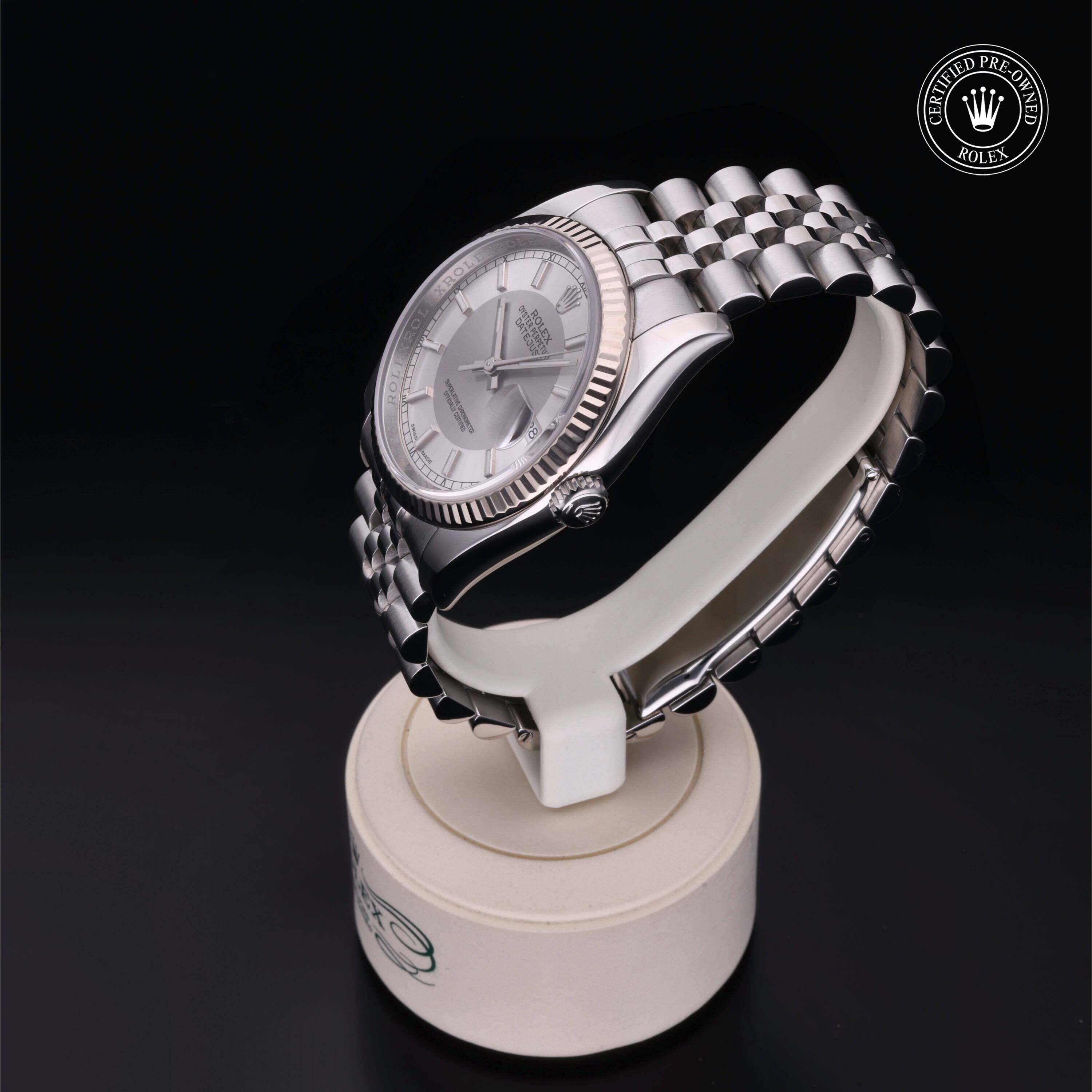 Rolex Datejust 36 in Rolesor 18 Carat White M116234-0111 at Ferret - view 8