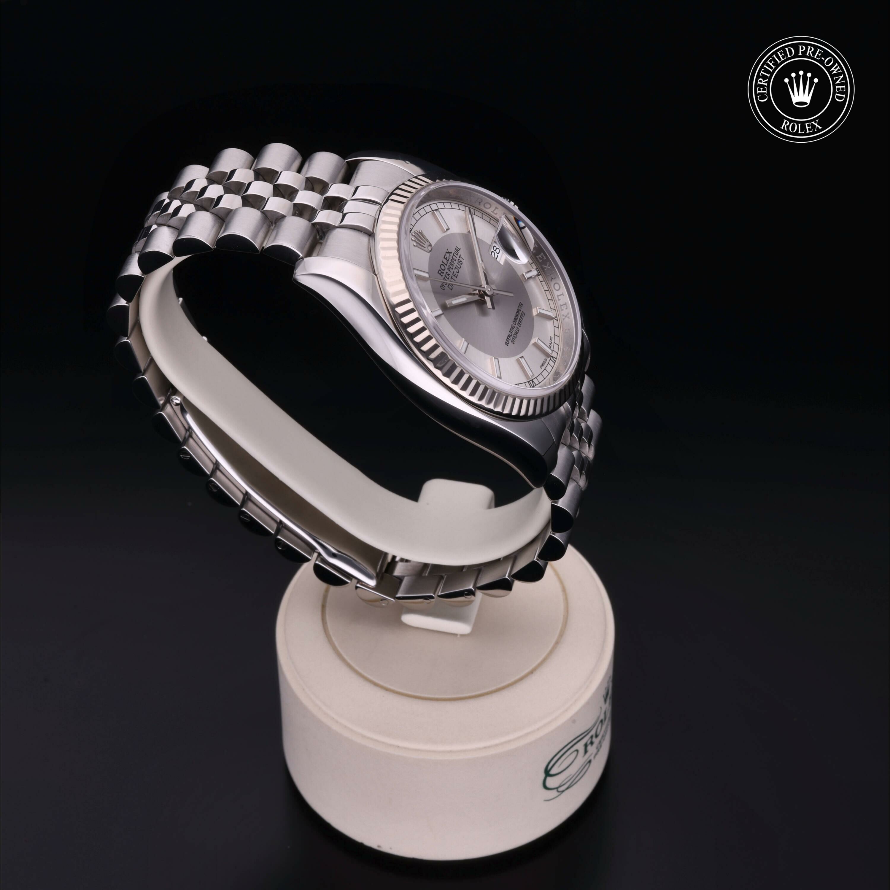 Rolex Datejust 36 in Rolesor 18 Carat White M116234-0111 at Ferret - view 29