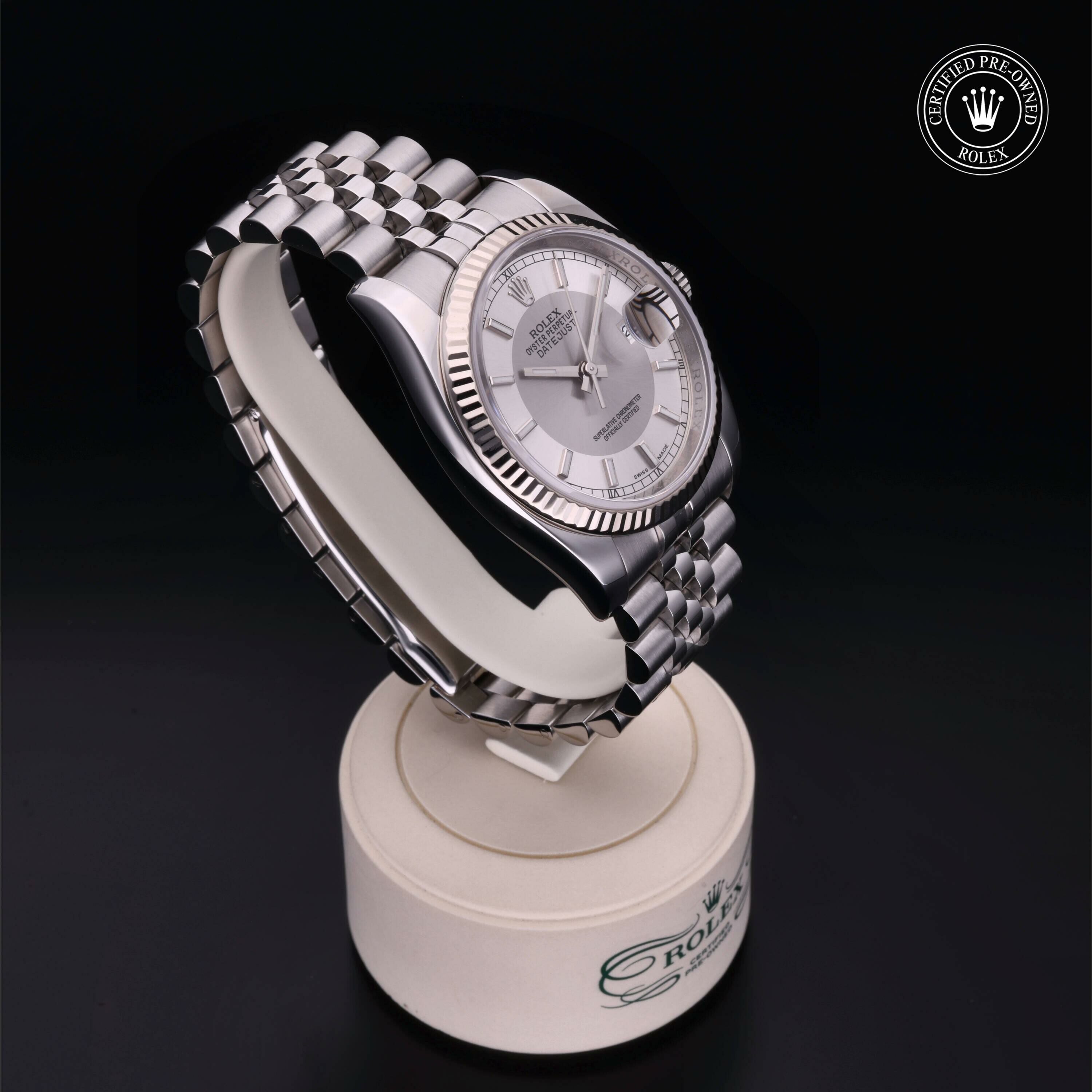 Rolex Datejust 36 in Rolesor 18 Carat White M116234-0111 at Ferret - view 31