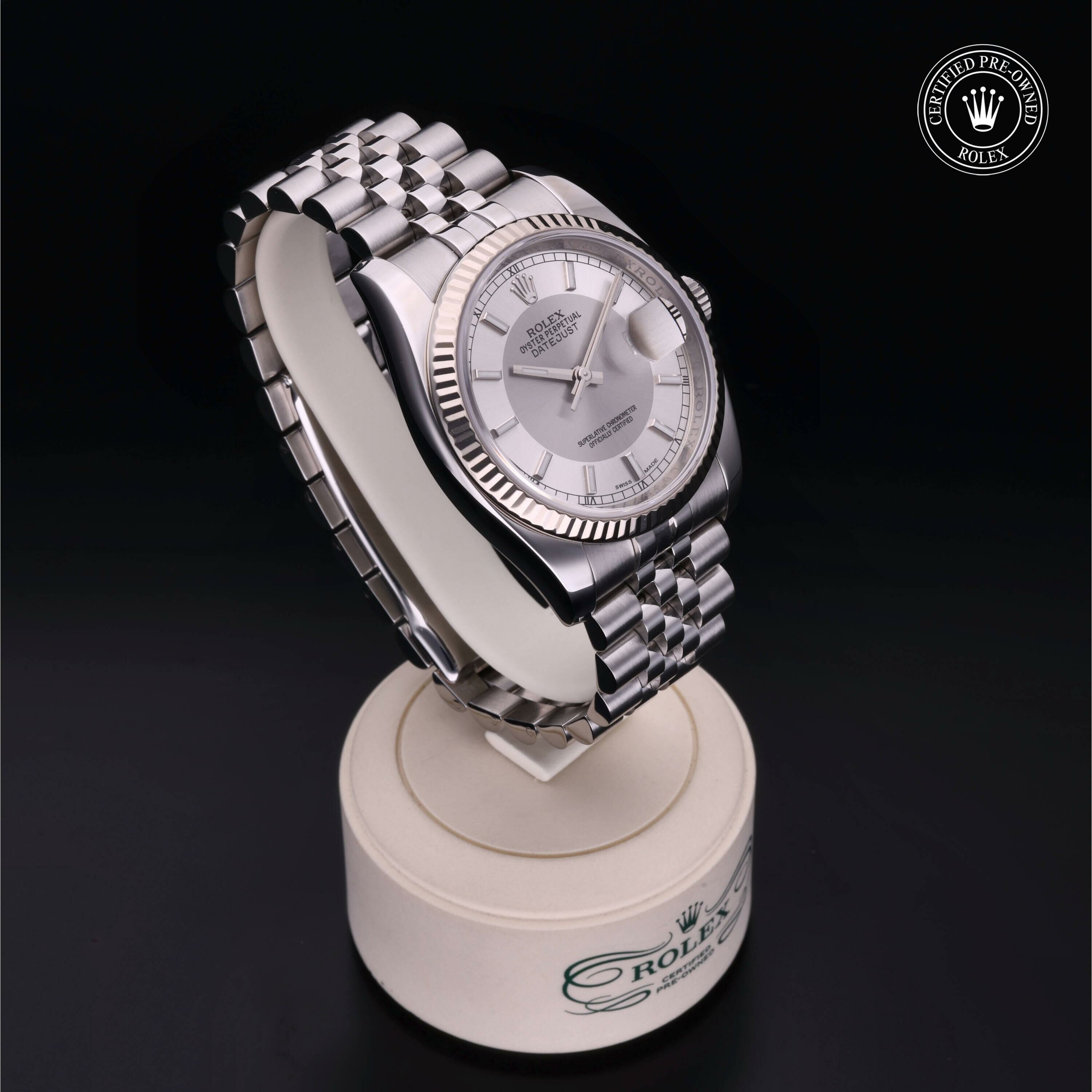 Rolex Datejust 36 in Rolesor 18 Carat White M116234-0111 at Ferret - view 32