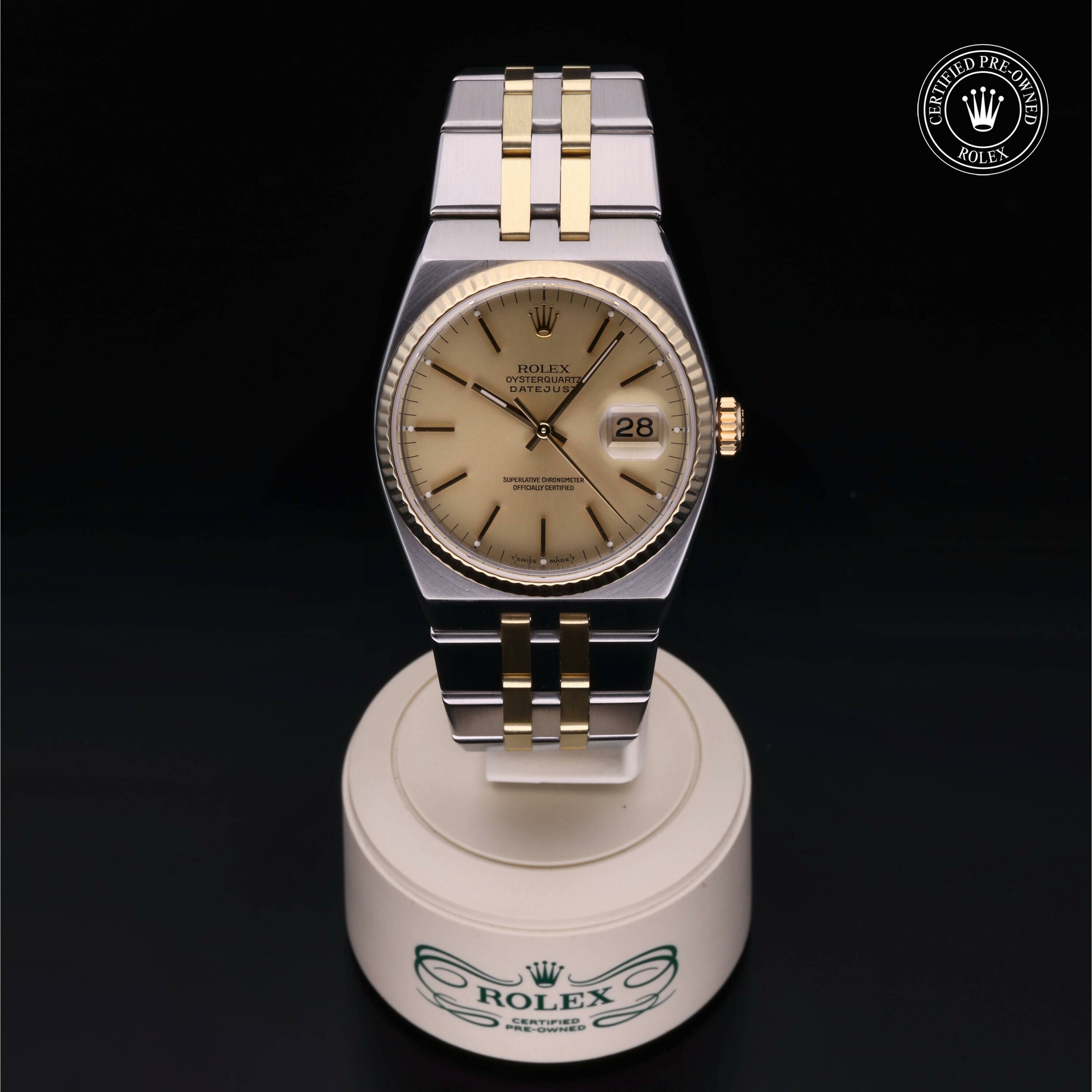 Rolex Oyster Perpetual Datejust 36 in Rolesor 18 Carat Yellow M17013-0001 at Ferret