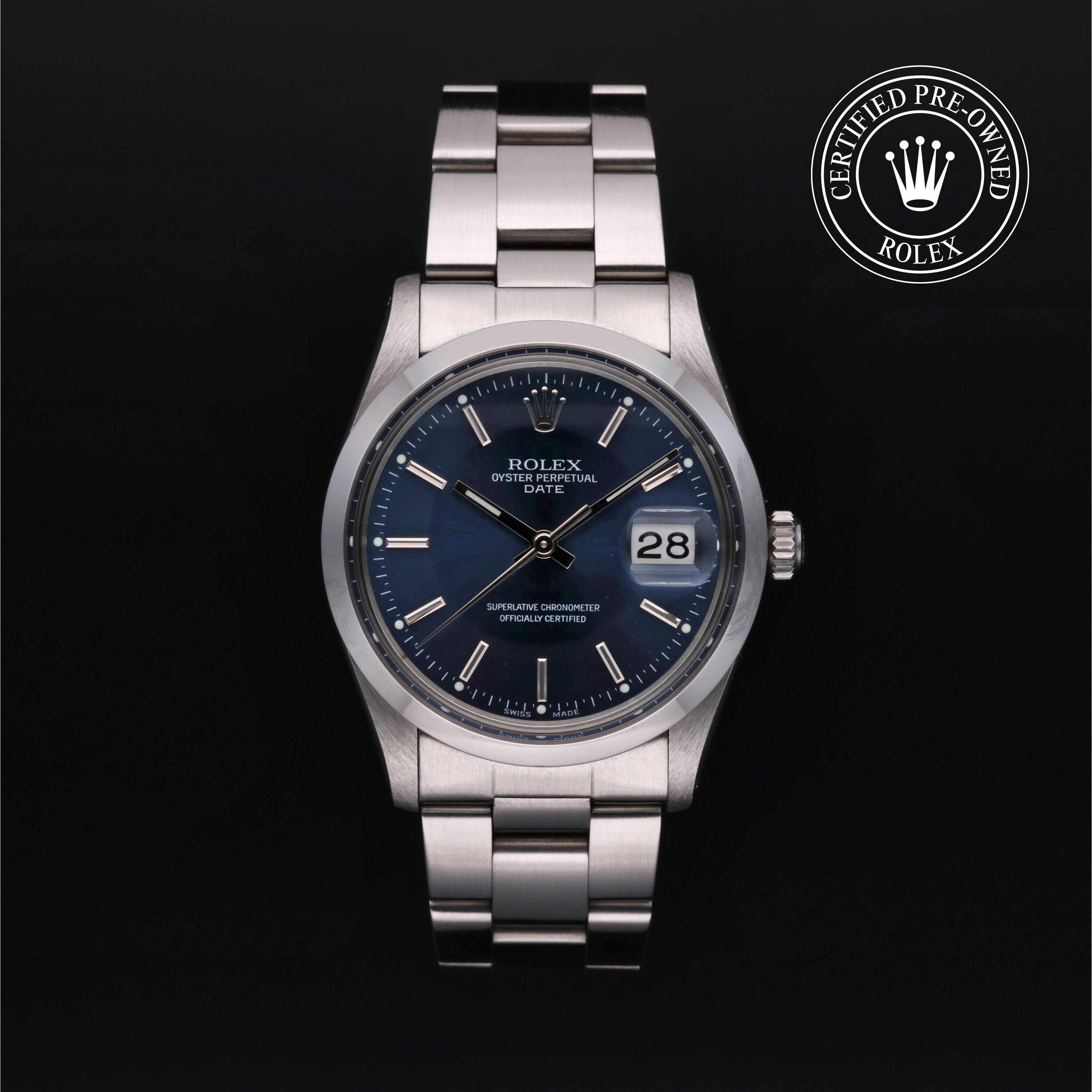 Rolex Oyster Perpetual Date 34 chez Ferret