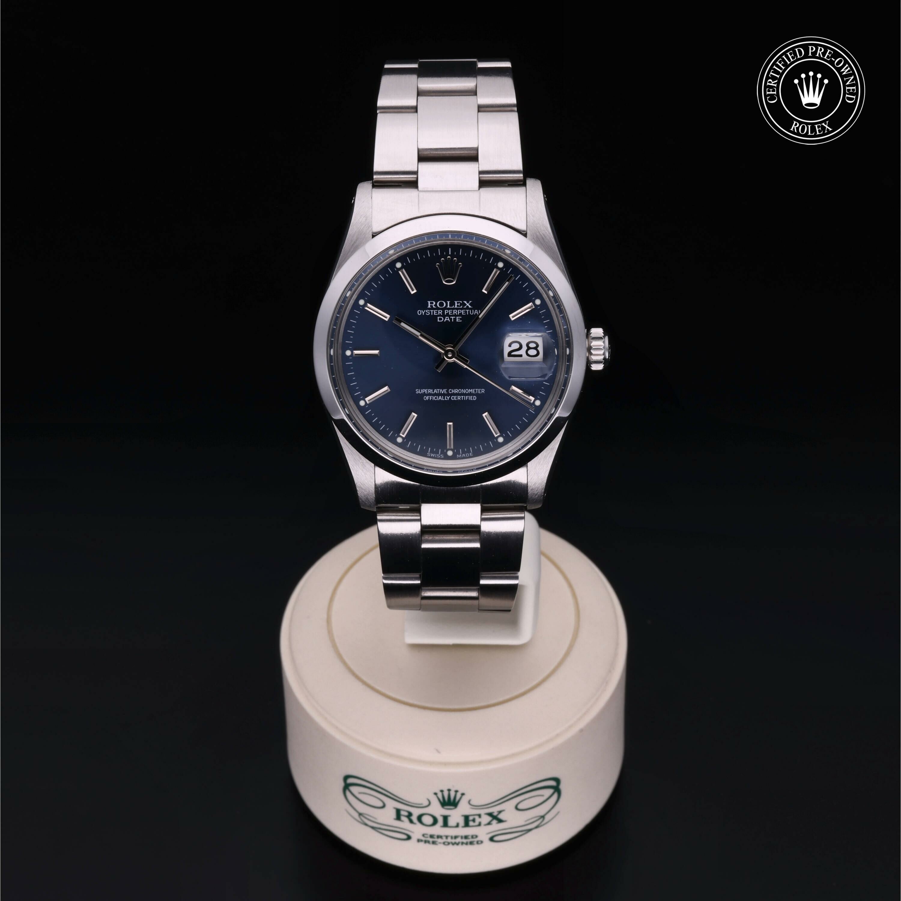 Rolex Oyster Perpetual Date 34 in Steel  at Ferret