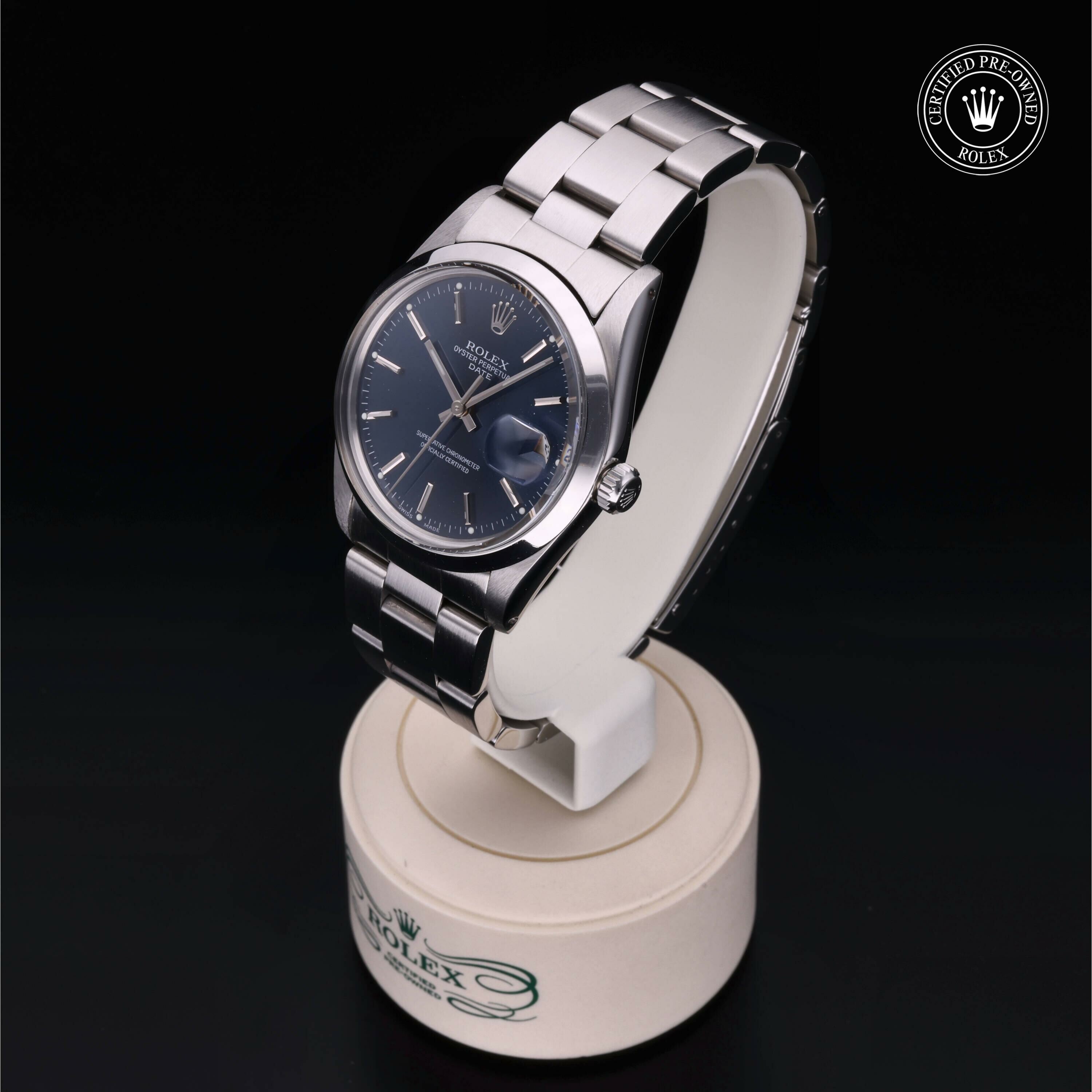 Rolex Oyster Perpetual Date 34 in Steel  at Ferret - view 5