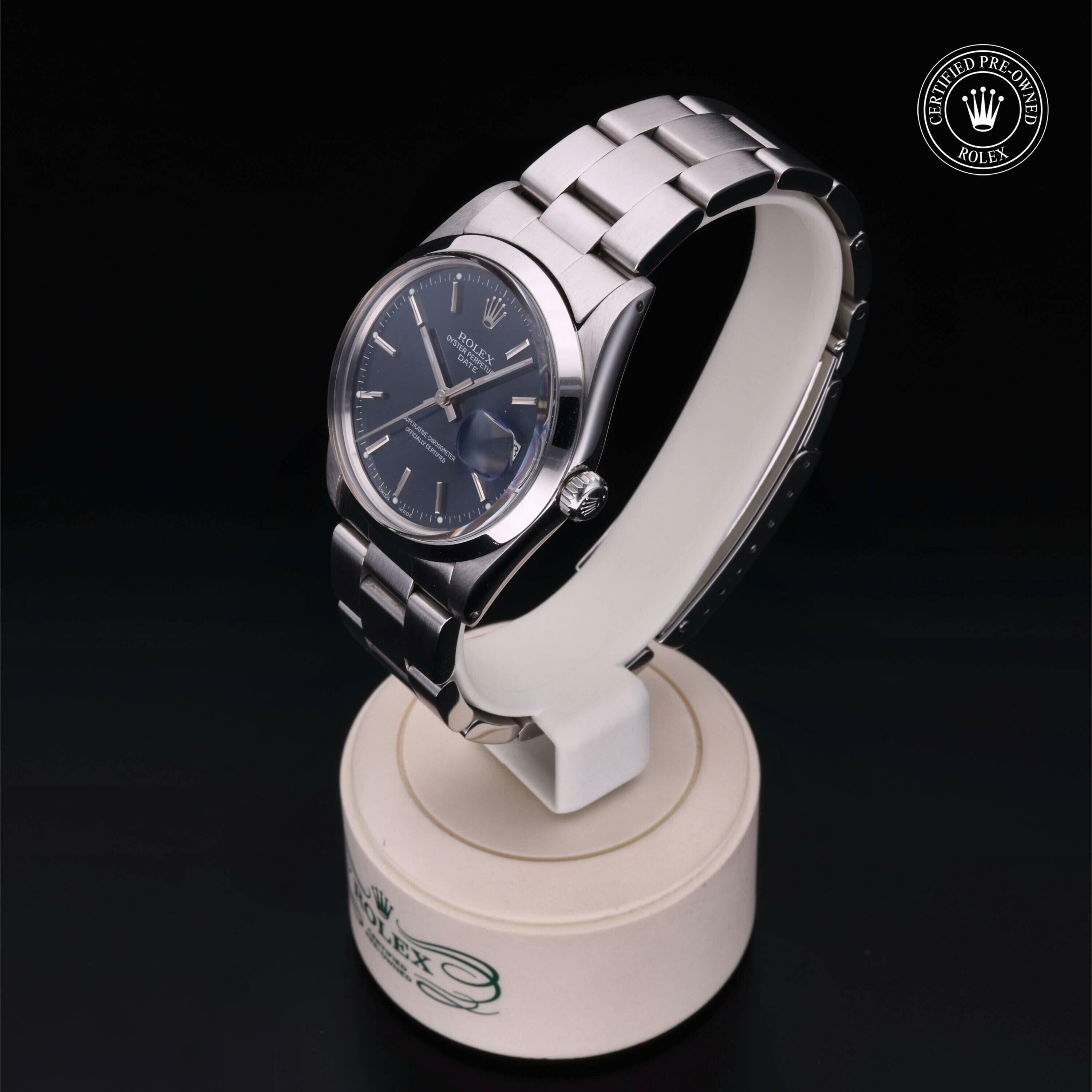 Rolex Oyster Perpetual Date 34 in Steel  at Ferret - view 6