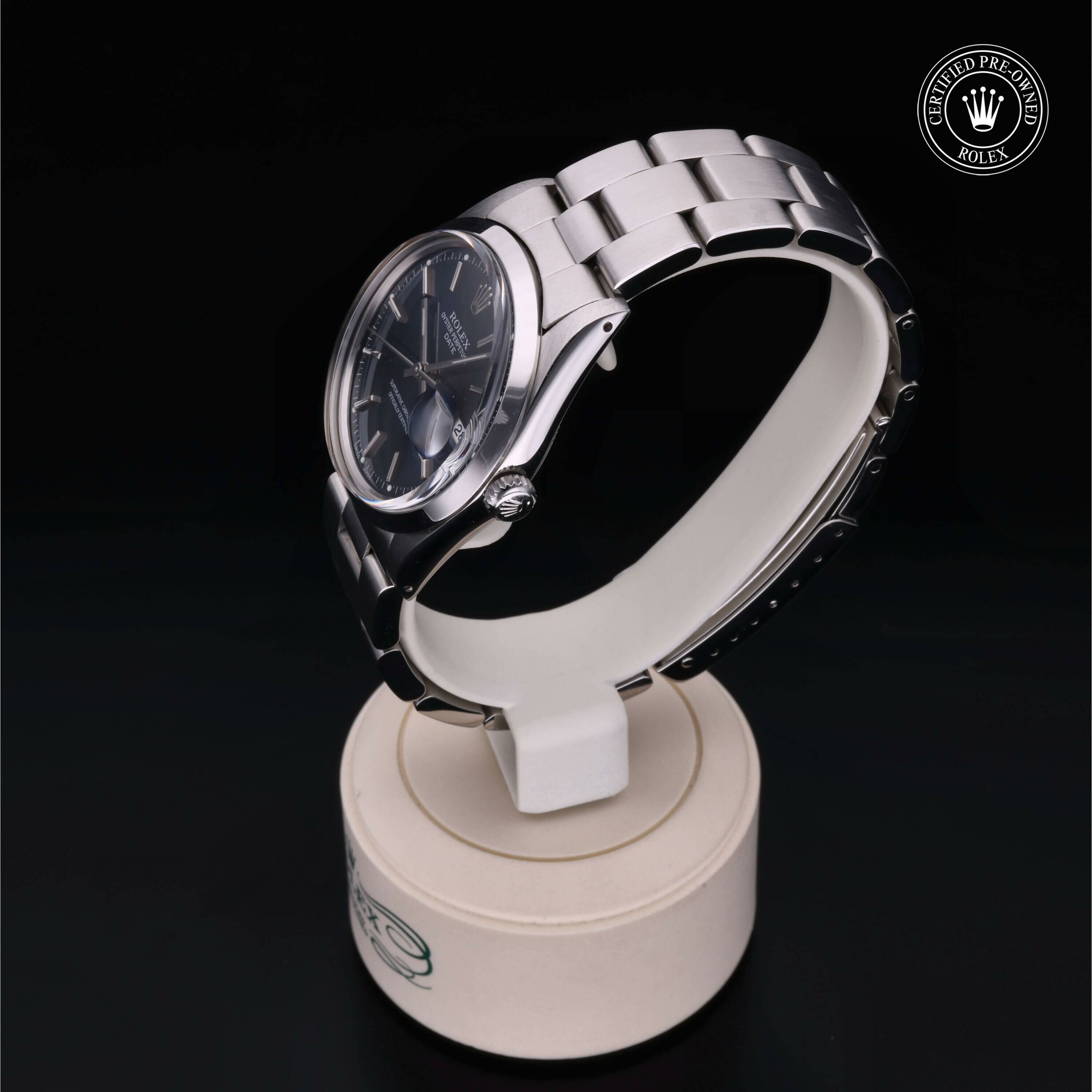 Rolex Oyster Perpetual Date 34 in Steel  at Ferret - view 8