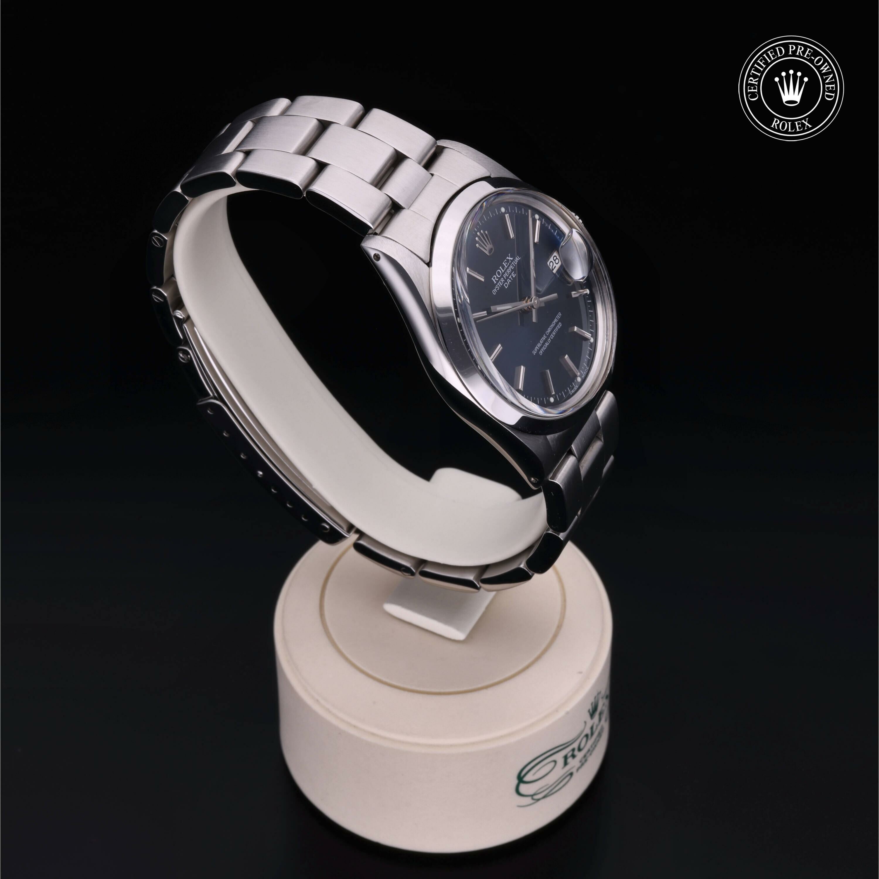 Rolex Oyster Perpetual Date 34 in Steel  at Ferret - view 30