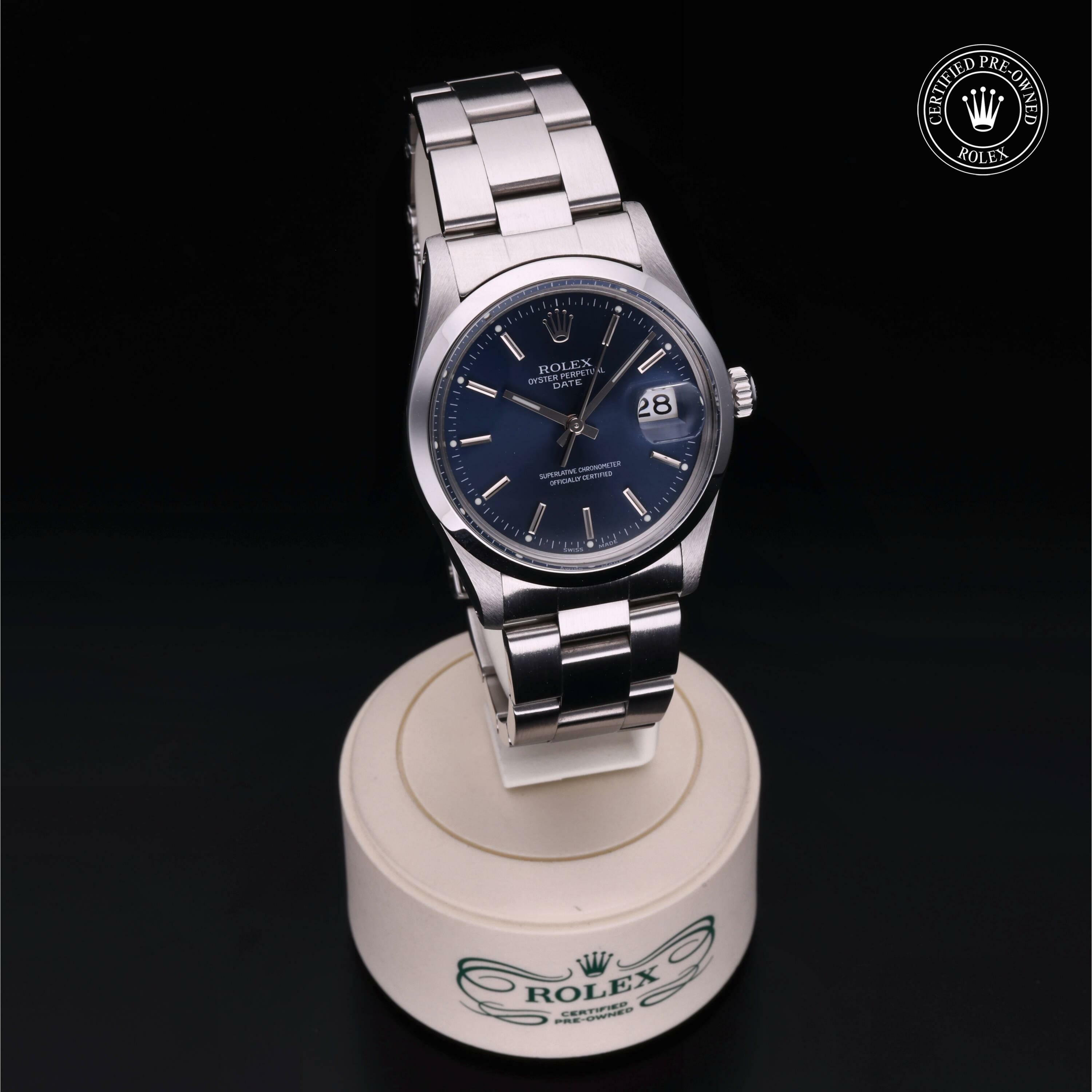 Rolex Oyster Perpetual Date 34 in Steel  at Ferret - view 35