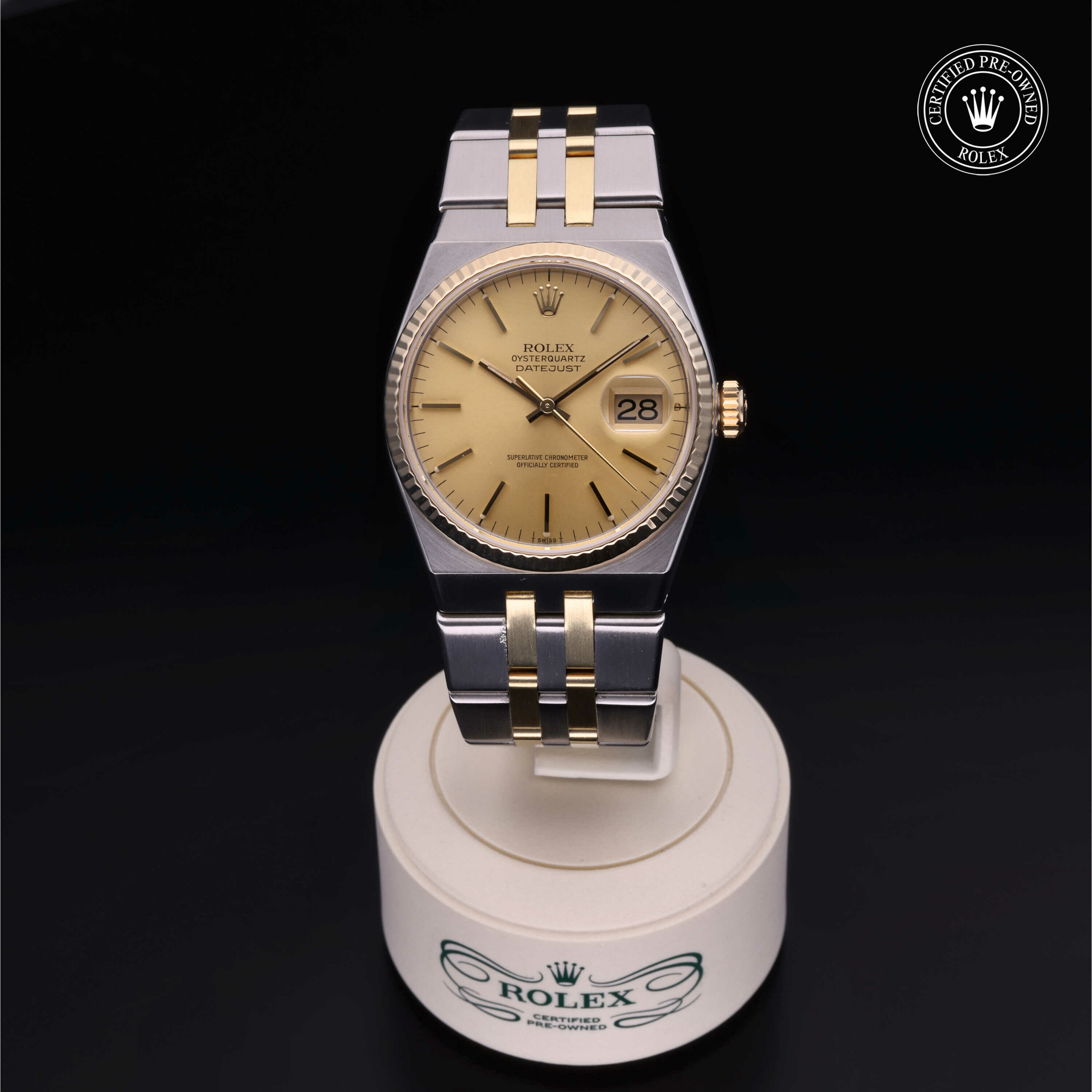 Rolex Oyster Perpetual Datejust 36 in Rolesor 18 Carat Yellow M17013-0001 at Ferret