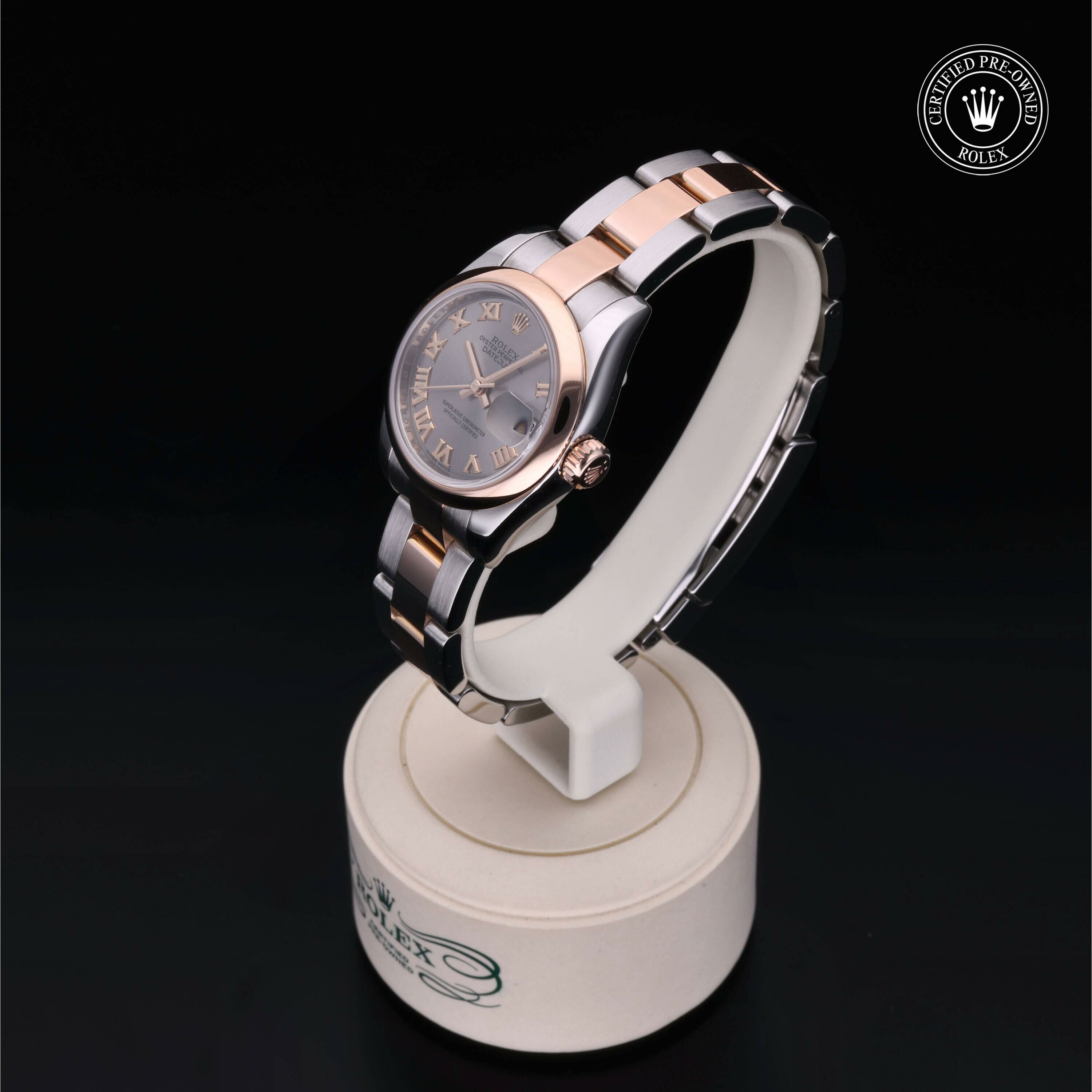 Rolex Lady-Datejust 26 in Rolesor 18 Carat Red M179161-0070 at Ferret - view 6