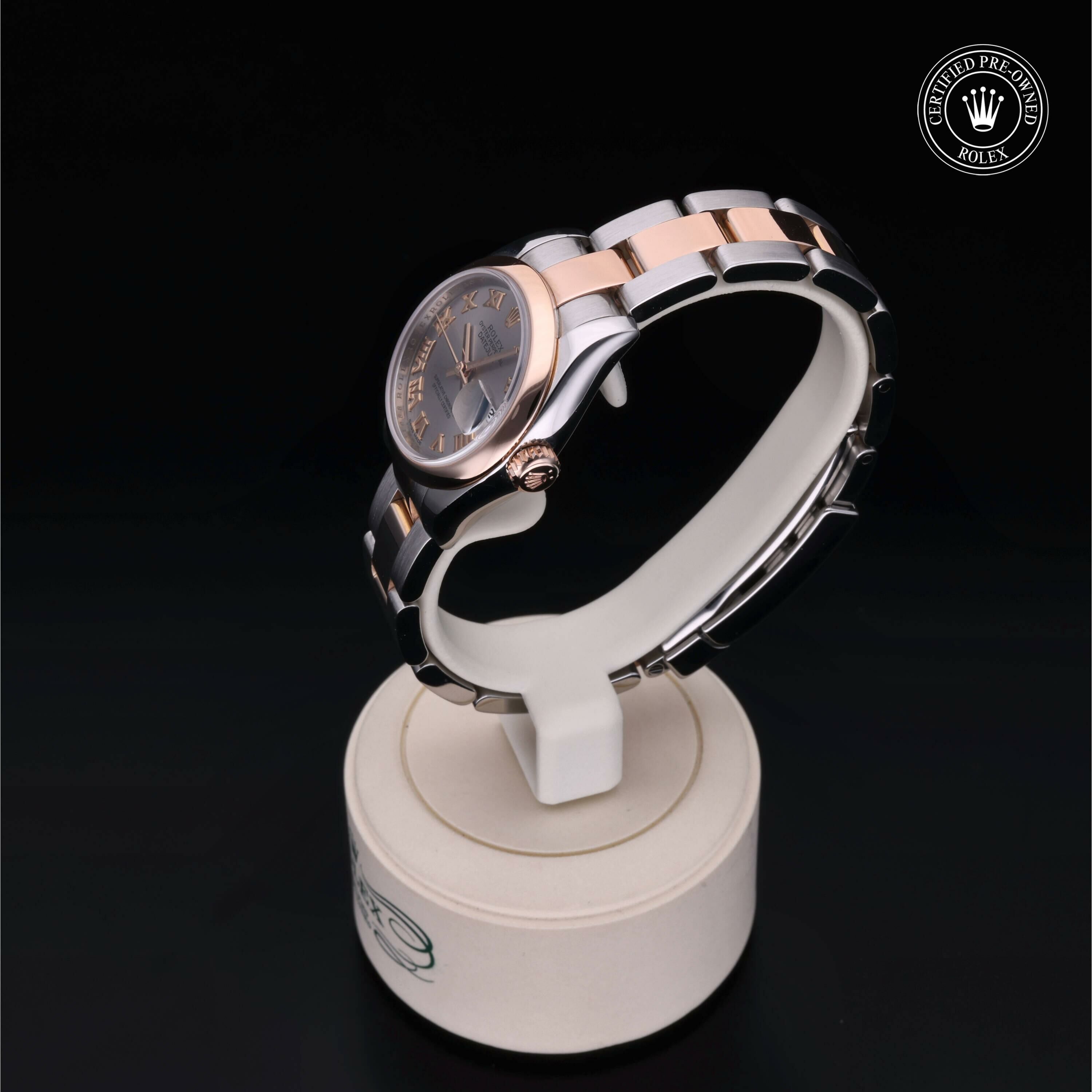 Rolex Lady-Datejust 26 in Rolesor 18 Carat Red M179161-0070 at Ferret - view 8