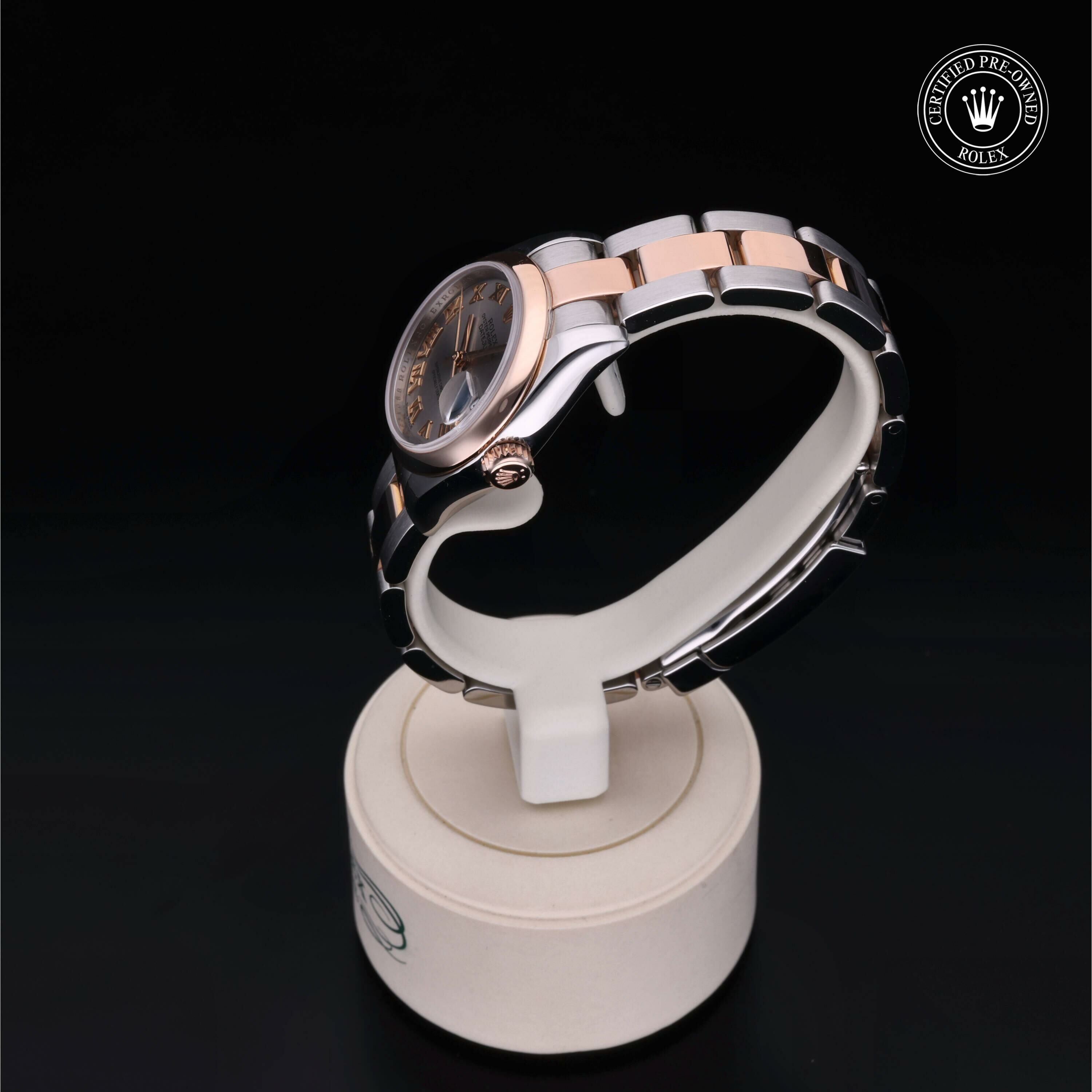 Rolex Lady-Datejust 26 in Rolesor 18 Carat Red M179161-0070 at Ferret - view 9