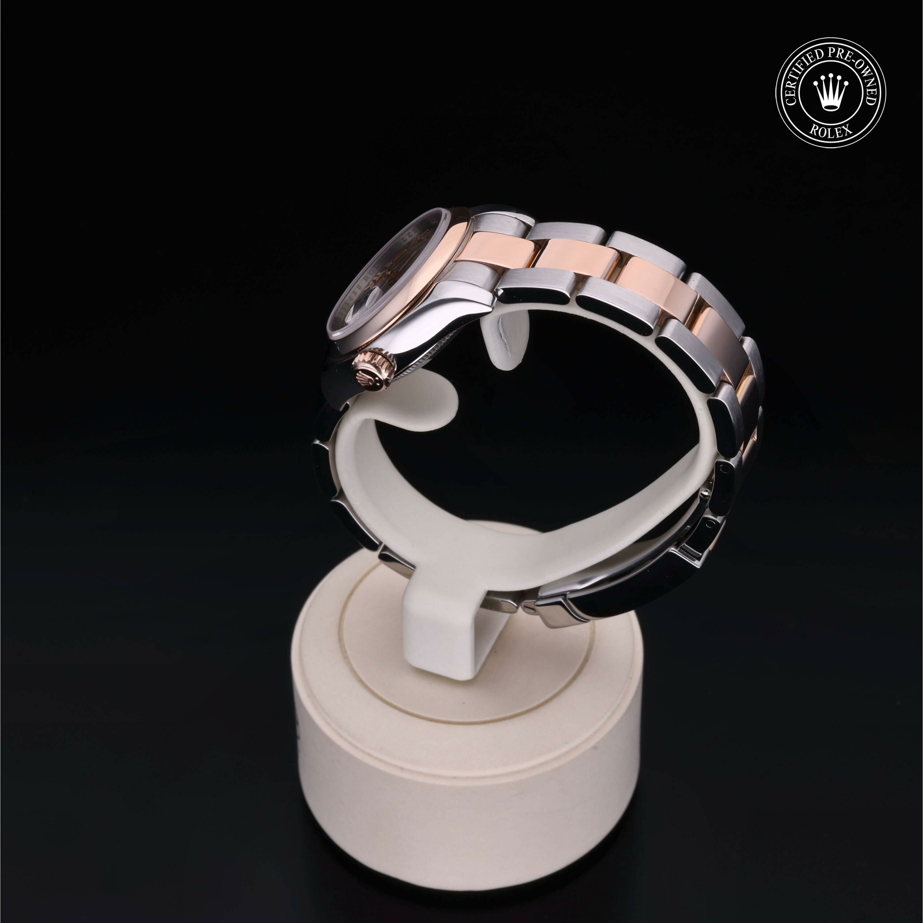 Rolex Lady-Datejust 26 in Rolesor 18 Carat Red M179161-0070 at Ferret - view 12