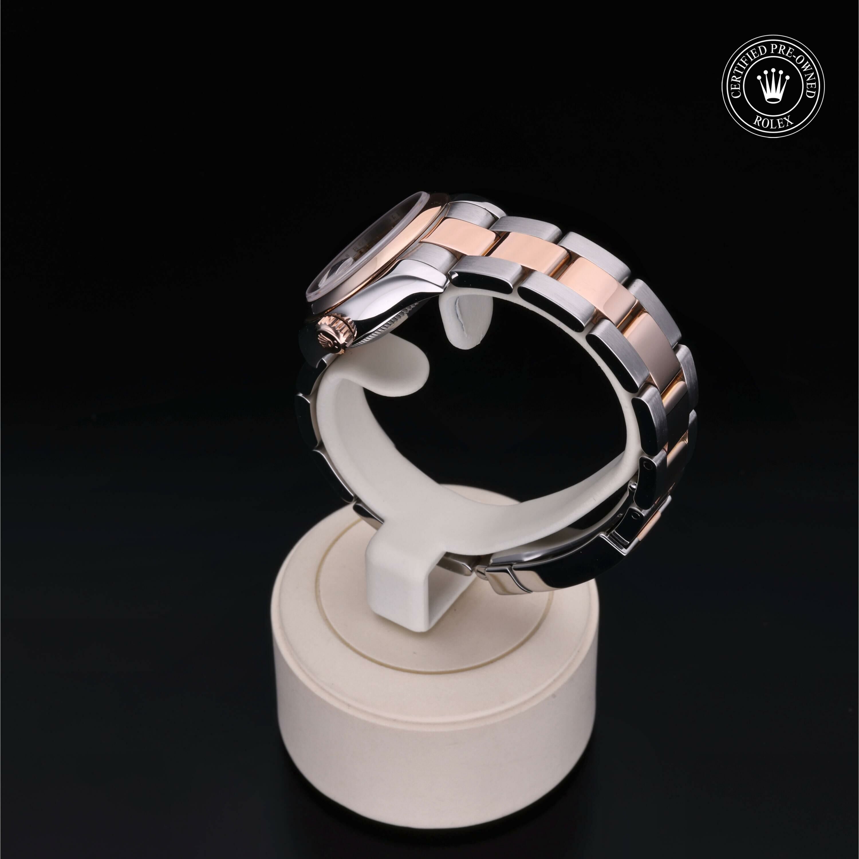 Rolex Lady-Datejust 26 in Rolesor 18 Carat Red M179161-0070 at Ferret - view 13