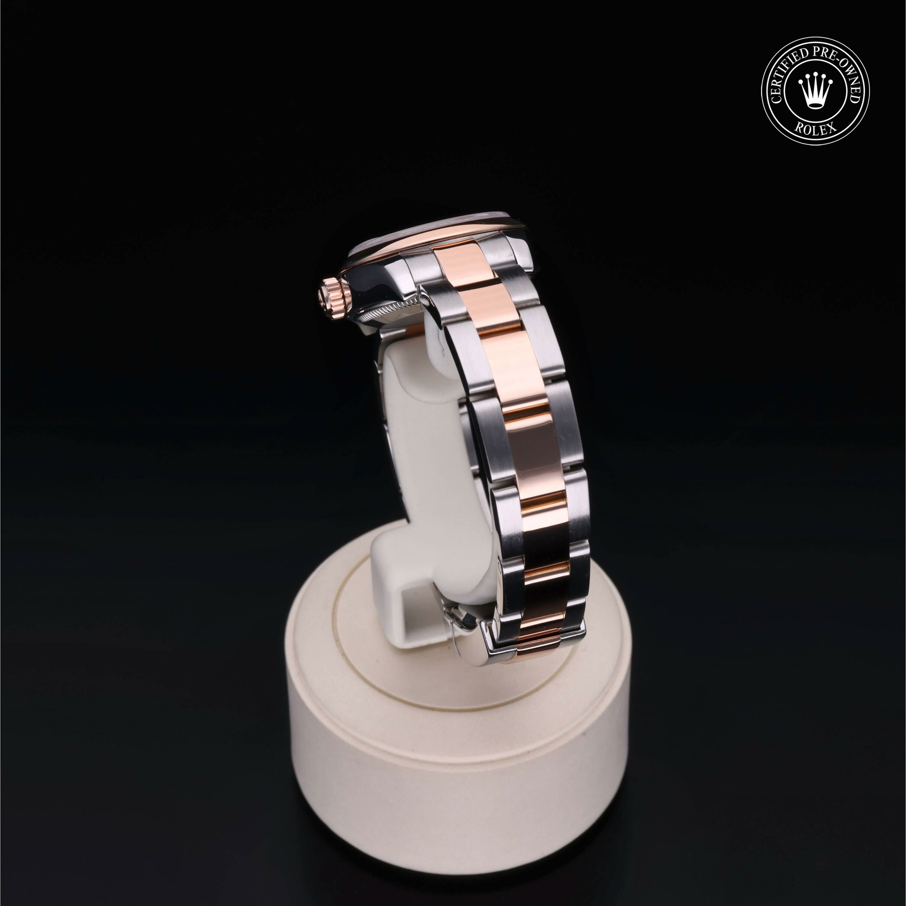 Rolex Lady-Datejust 26 in Rolesor 18 Carat Red M179161-0070 at Ferret - view 17