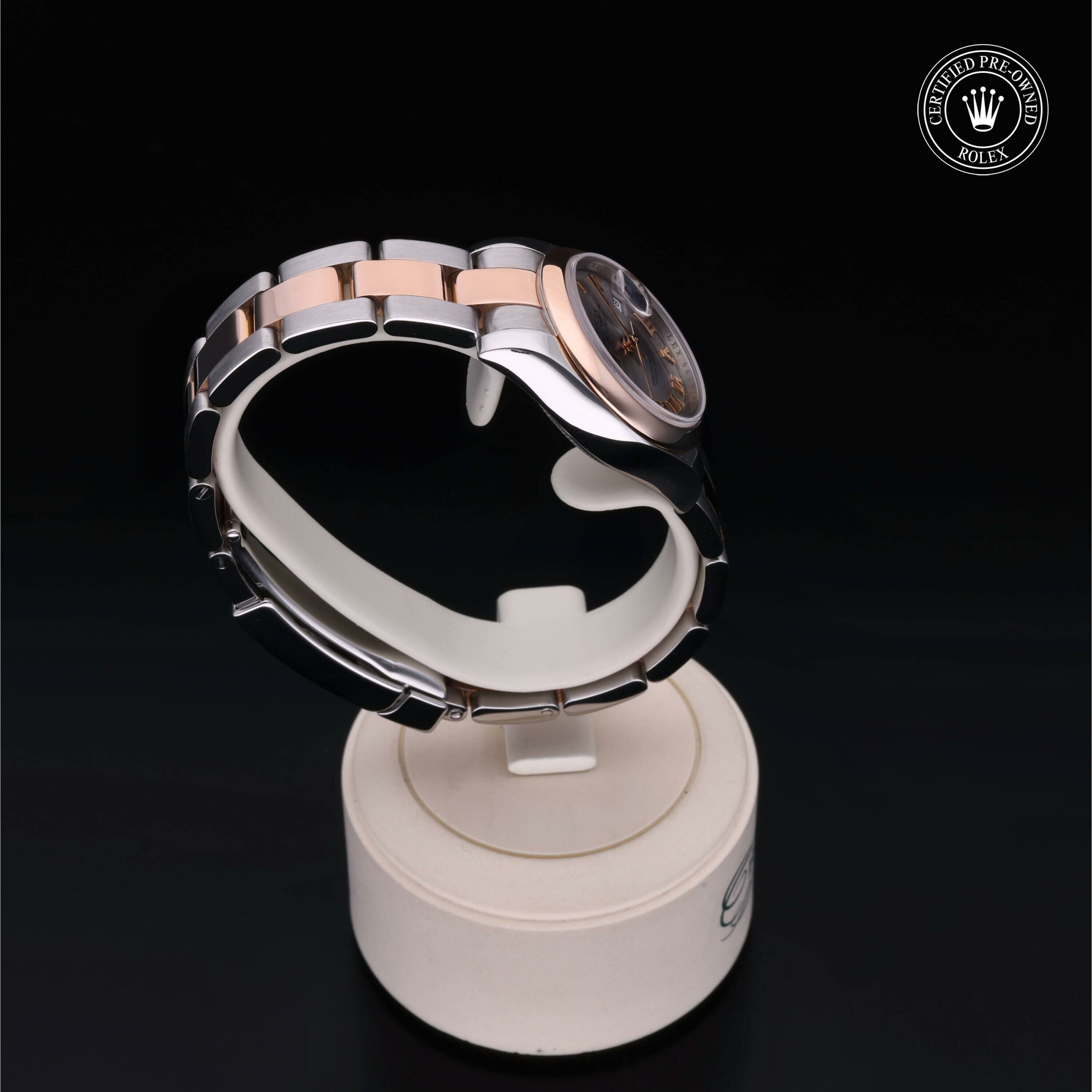 Rolex Lady-Datejust 26 in Rolesor 18 Carat Red M179161-0070 at Ferret - view 27