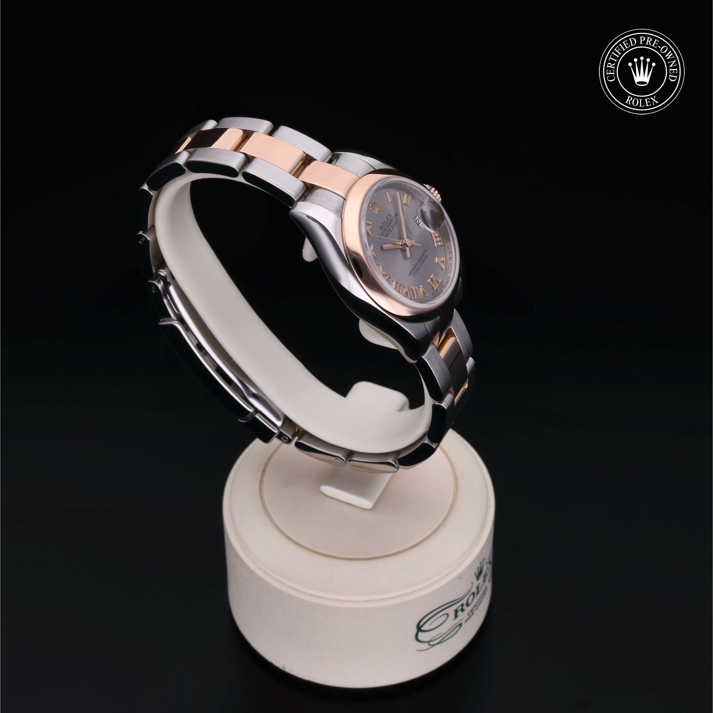 Rolex Lady-Datejust 26 in Rolesor 18 Carat Red M179161-0070 at Ferret - view 30