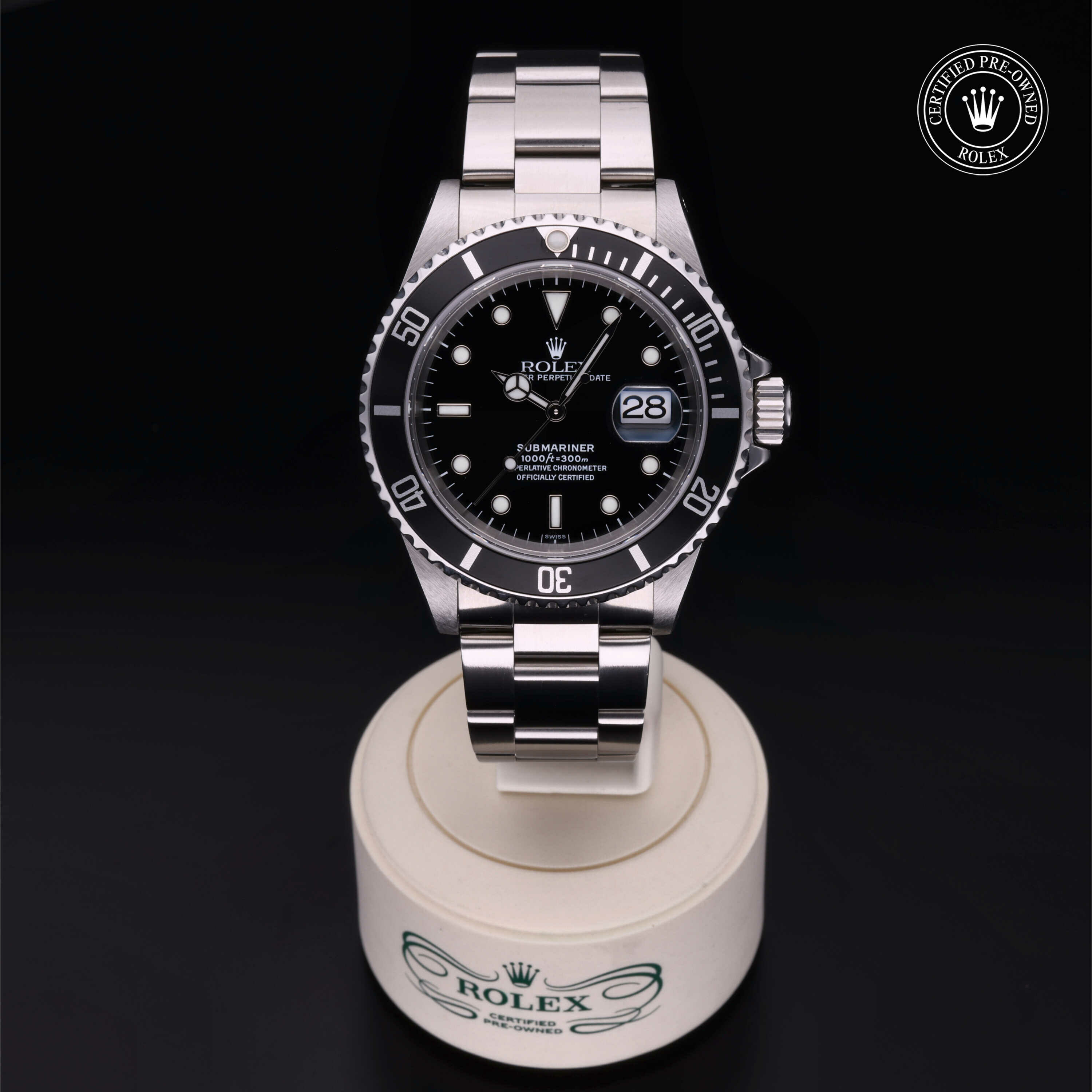 Rolex Oyster Perpetual Submariner Date en Acier M16610-0004 chez Ferret