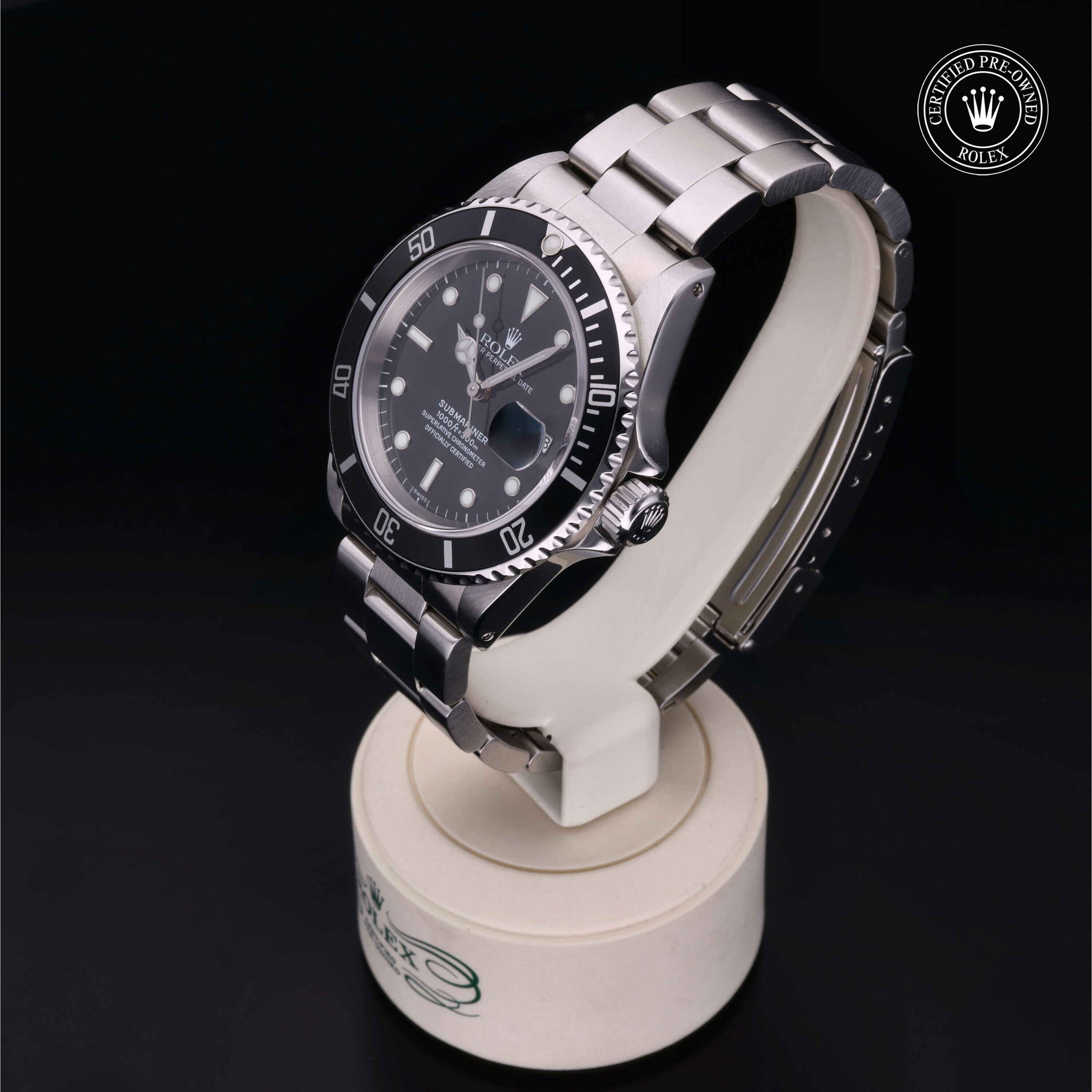 Rolex Oyster Perpetual Submariner Date en Acier M16610-0004 chez Ferret - vue 6