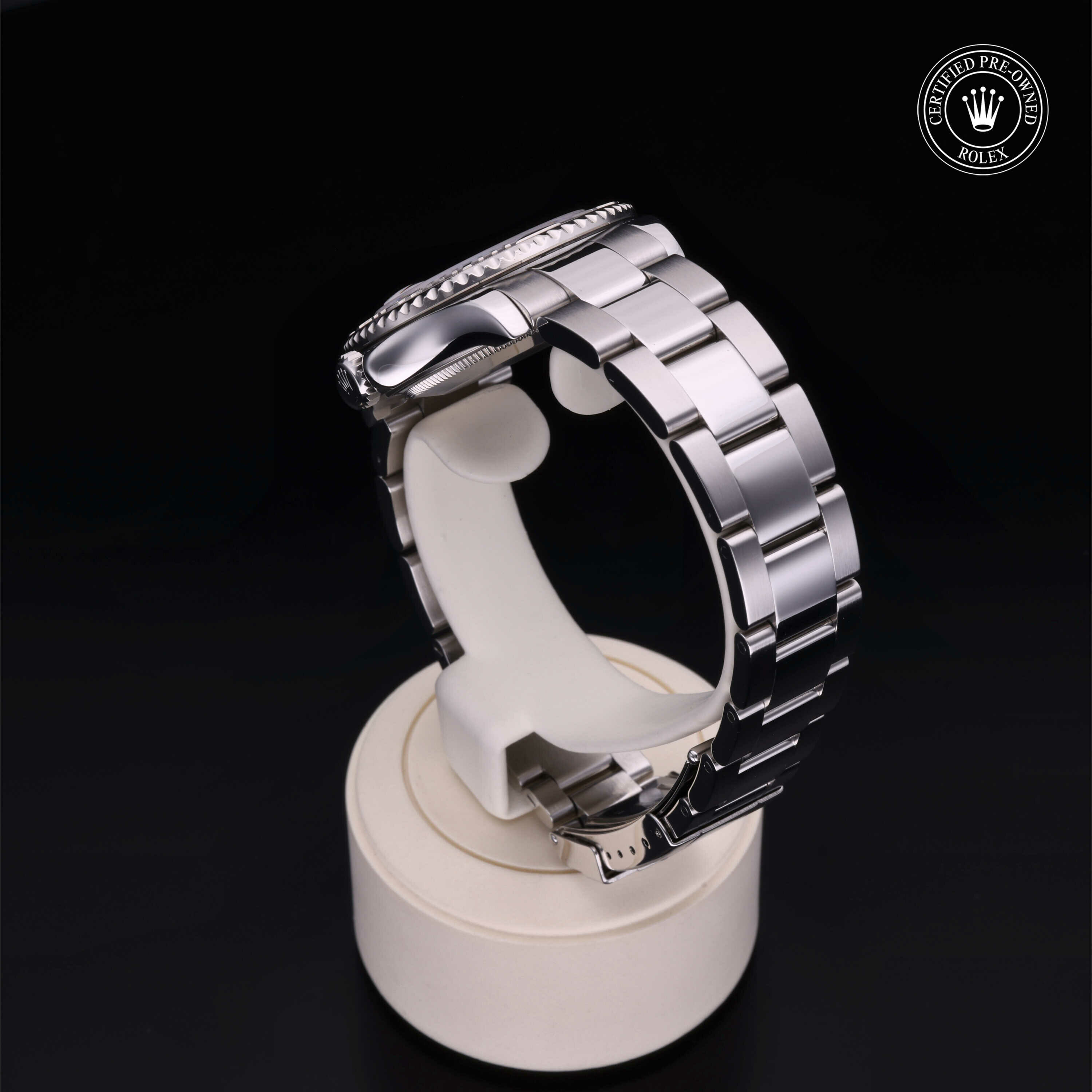 Rolex Yacht-Master 35 en Rolesium Platine M168622-0005 chez Ferret - vue 15