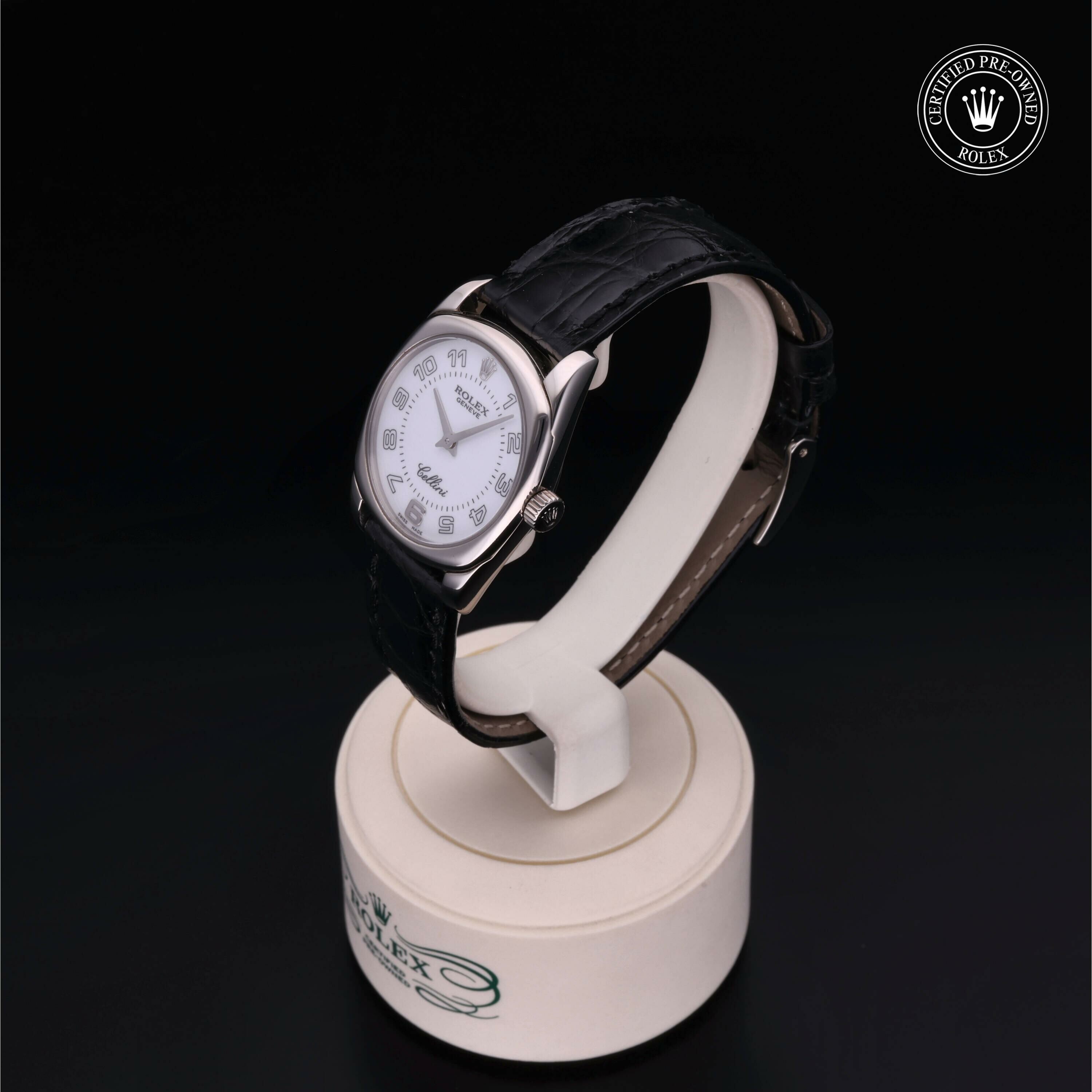 Rolex Cellini Danaos 24 in Gold 18 Carat White M6229/9-0005 at Ferret - view 6