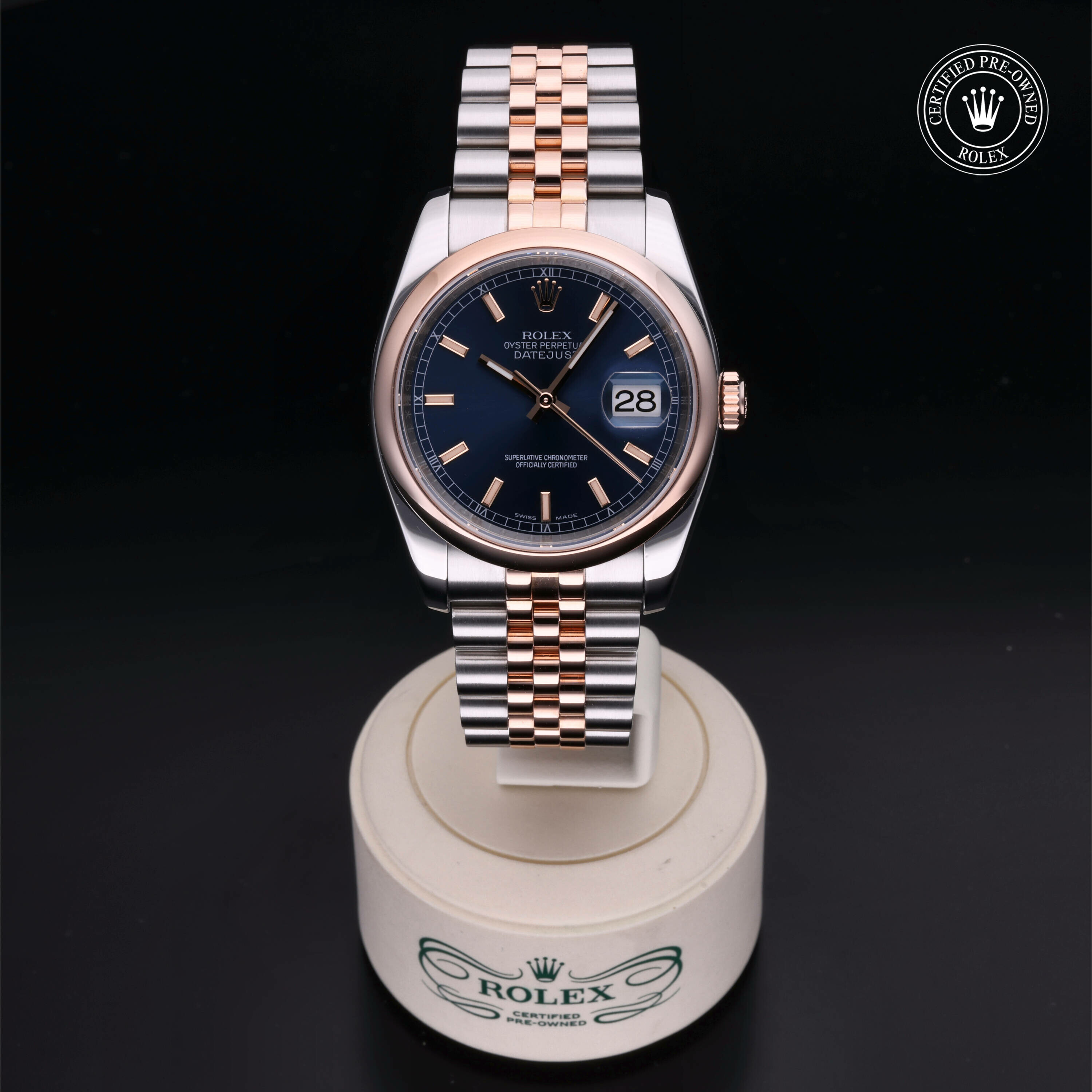 Rolex Datejust 36 en Rolesor 18 Carat Rouge M116201-0045 chez Ferret