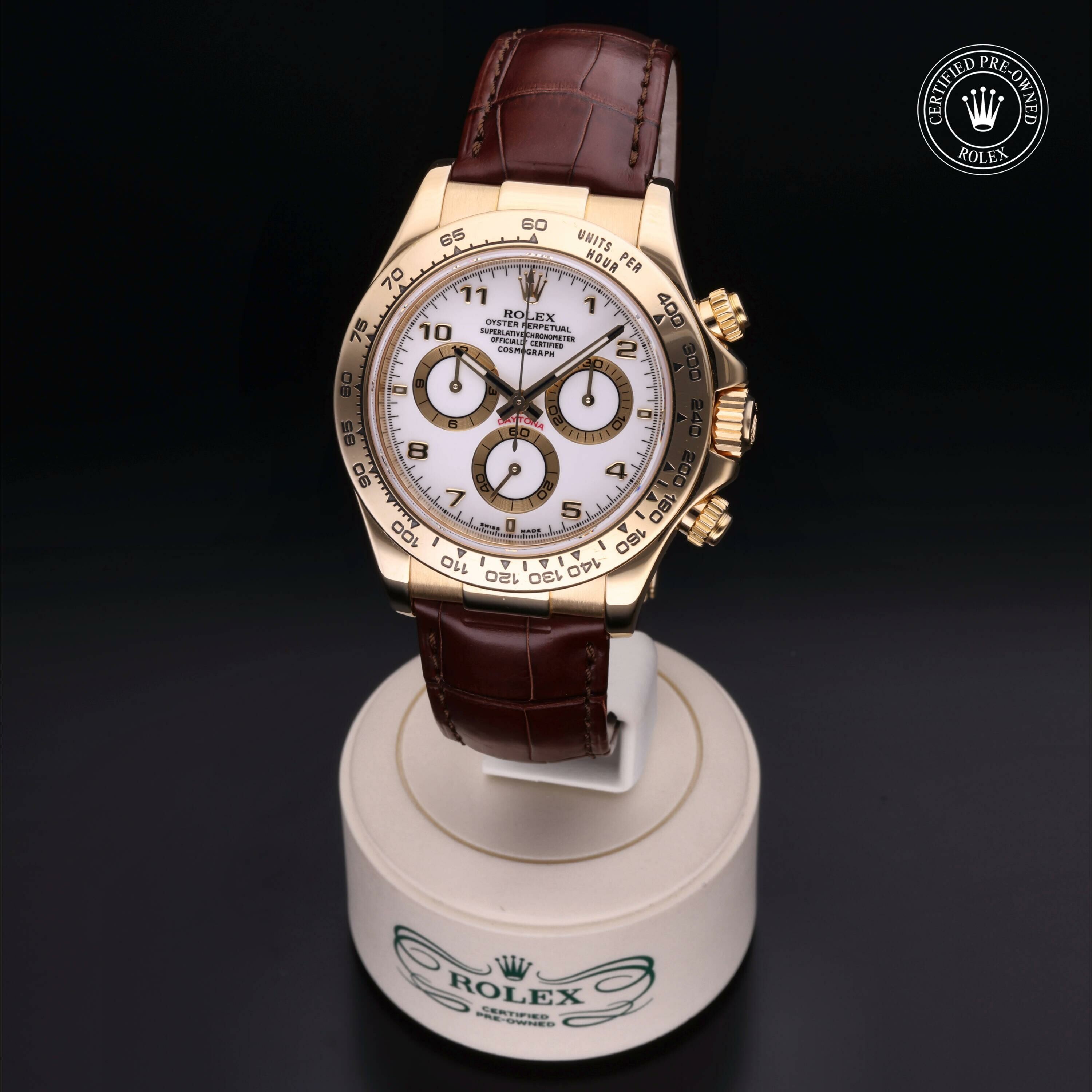 Rolex Oyster Perpetual Cosmograph Daytona in Gold 18 Carat Yellow M116518-0033 at Ferret - view 2