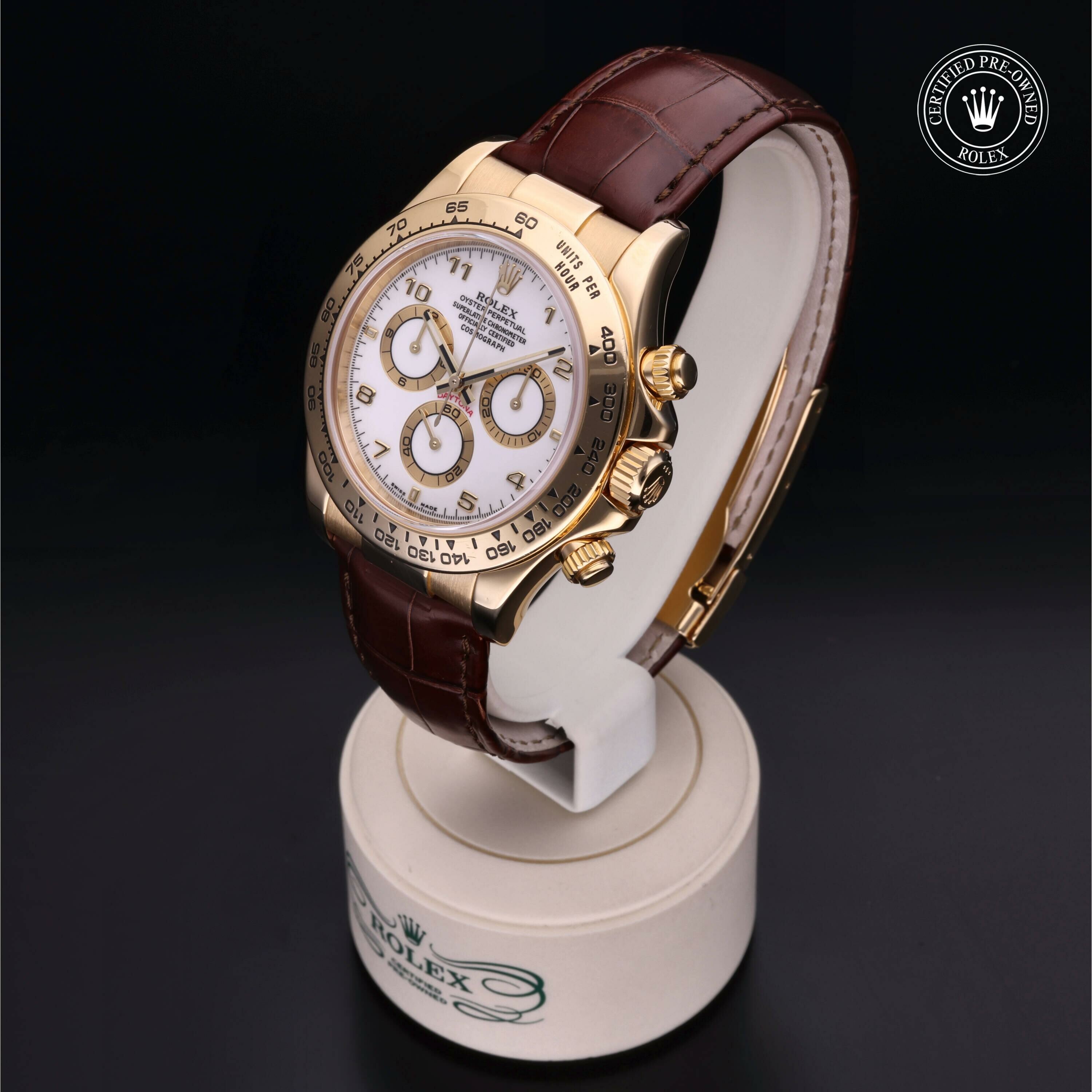 Rolex Oyster Perpetual Cosmograph Daytona in Gold 18 Carat Yellow M116518-0033 at Ferret - view 5