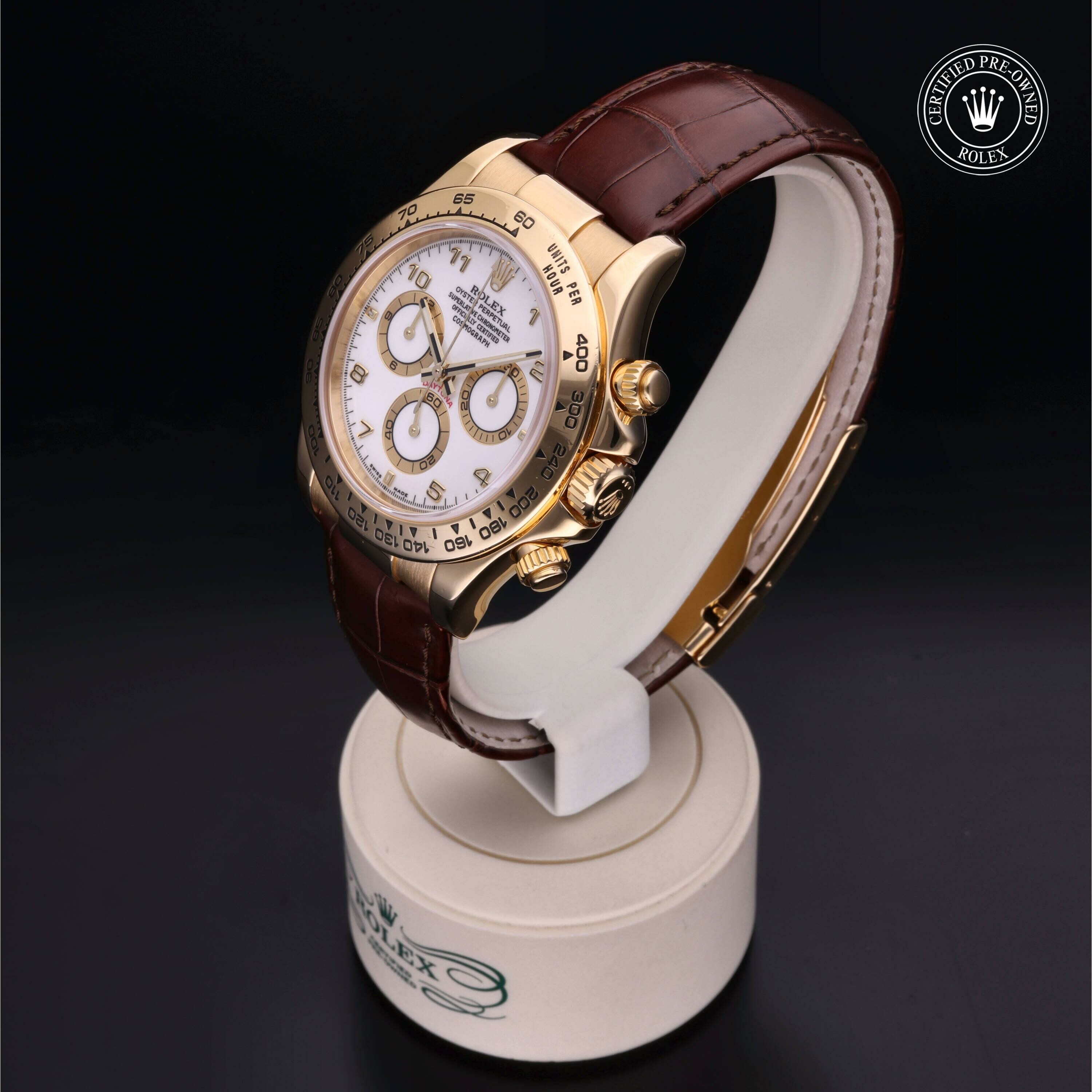 Rolex Oyster Perpetual Cosmograph Daytona in Gold 18 Carat Yellow M116518-0033 at Ferret - view 6