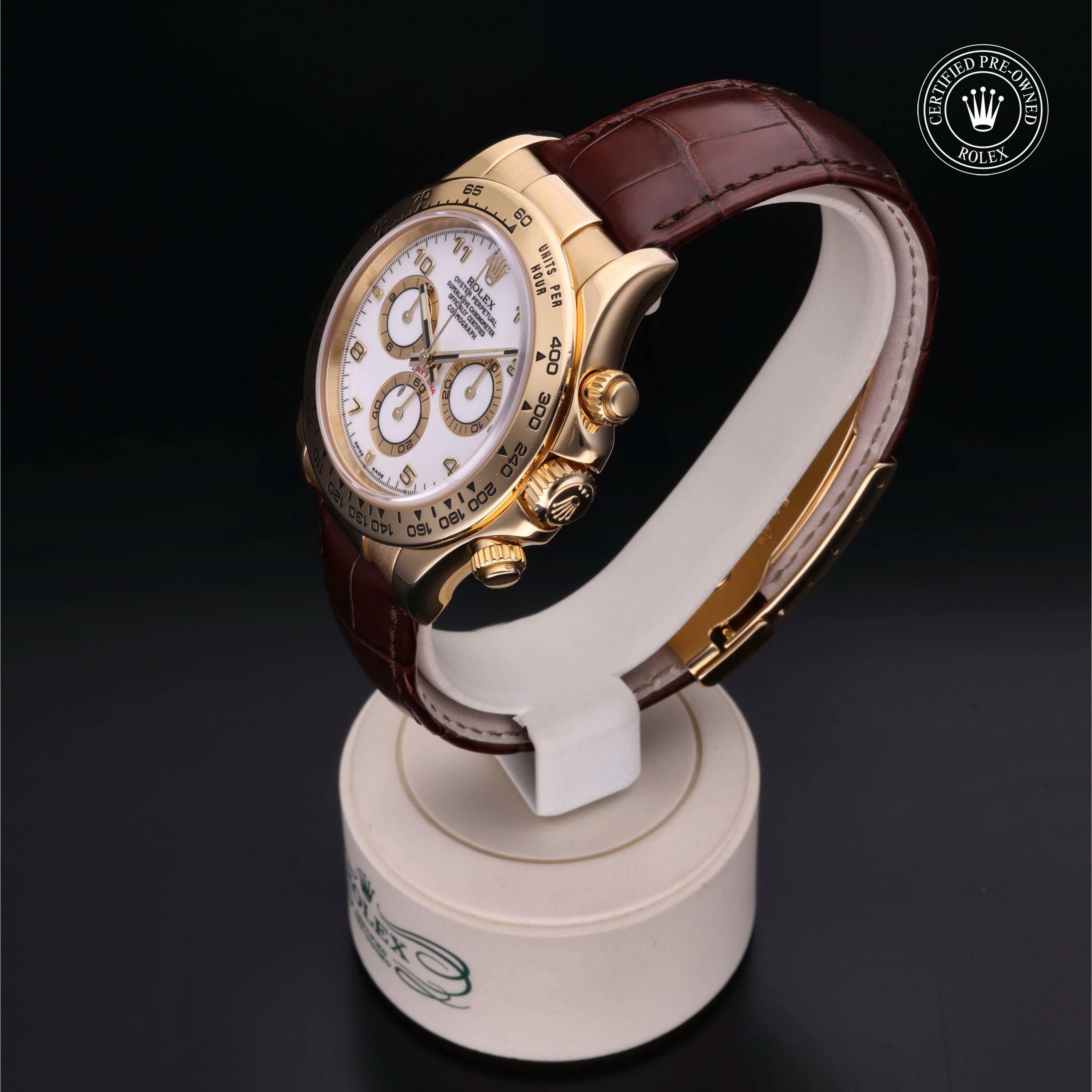 Rolex Oyster Perpetual Cosmograph Daytona in Gold 18 Carat Yellow M116518-0033 at Ferret - view 7