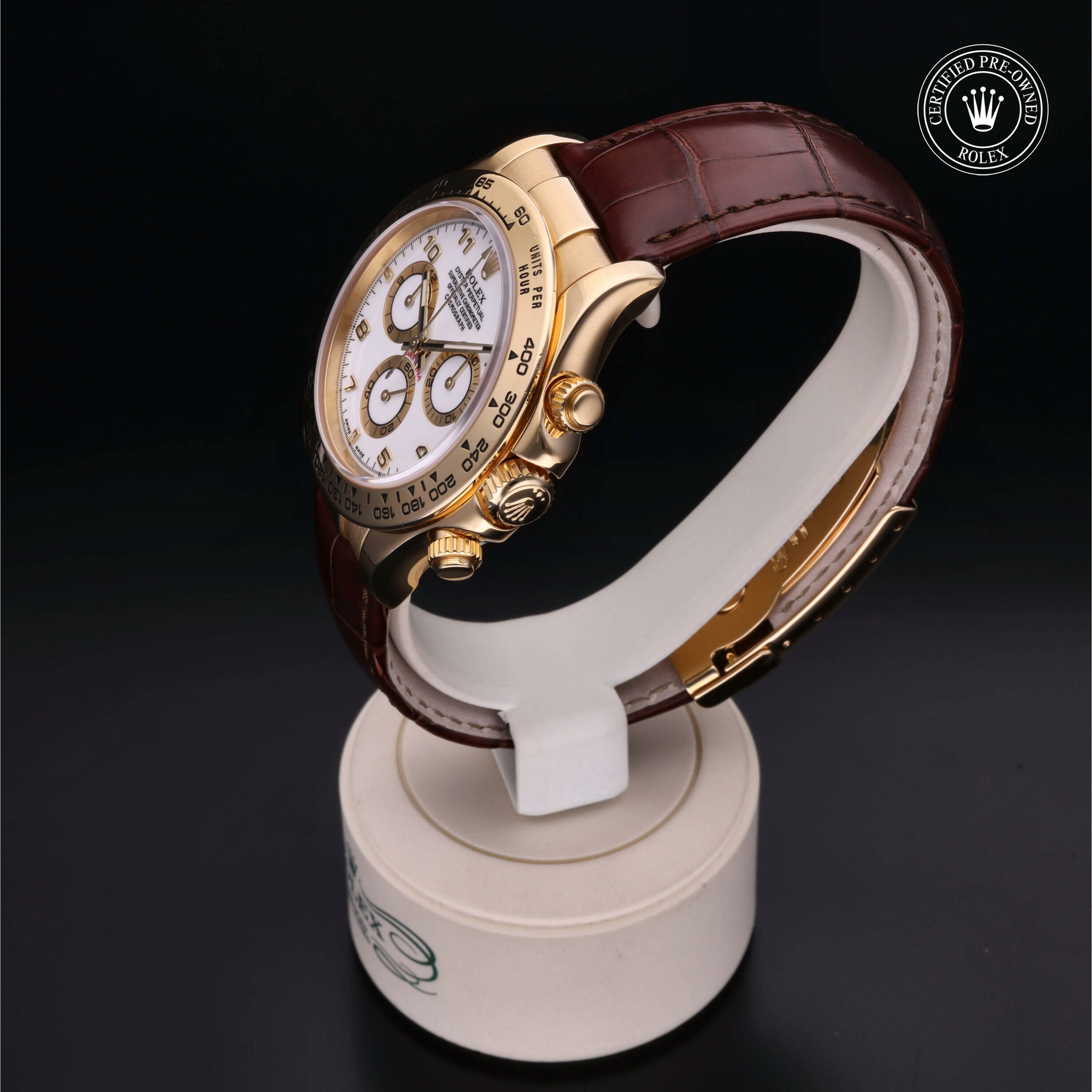 Rolex Oyster Perpetual Cosmograph Daytona in Gold 18 Carat Yellow M116518-0033 at Ferret - view 8
