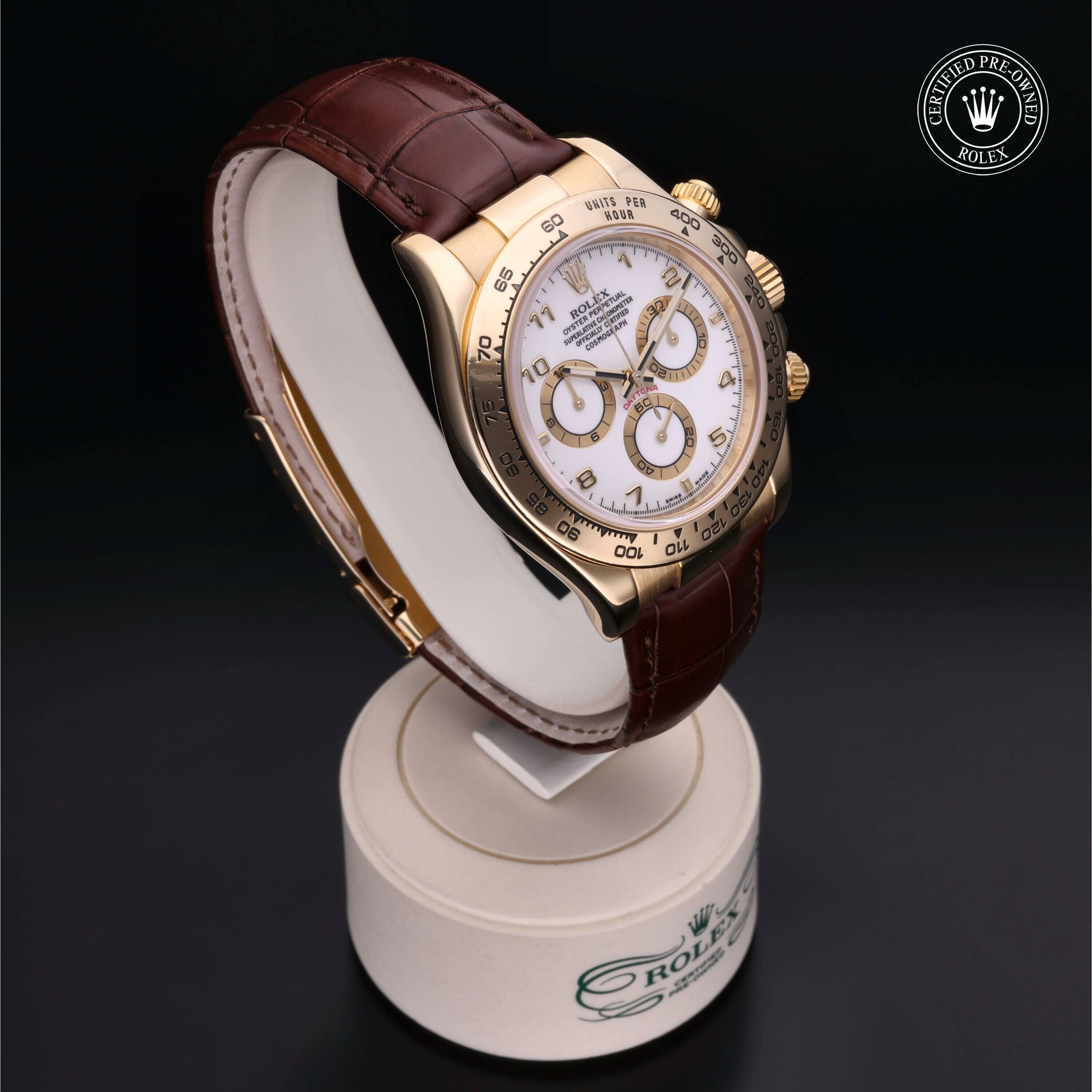 Rolex Oyster Perpetual Cosmograph Daytona in Gold 18 Carat Yellow M116518-0033 at Ferret - view 32
