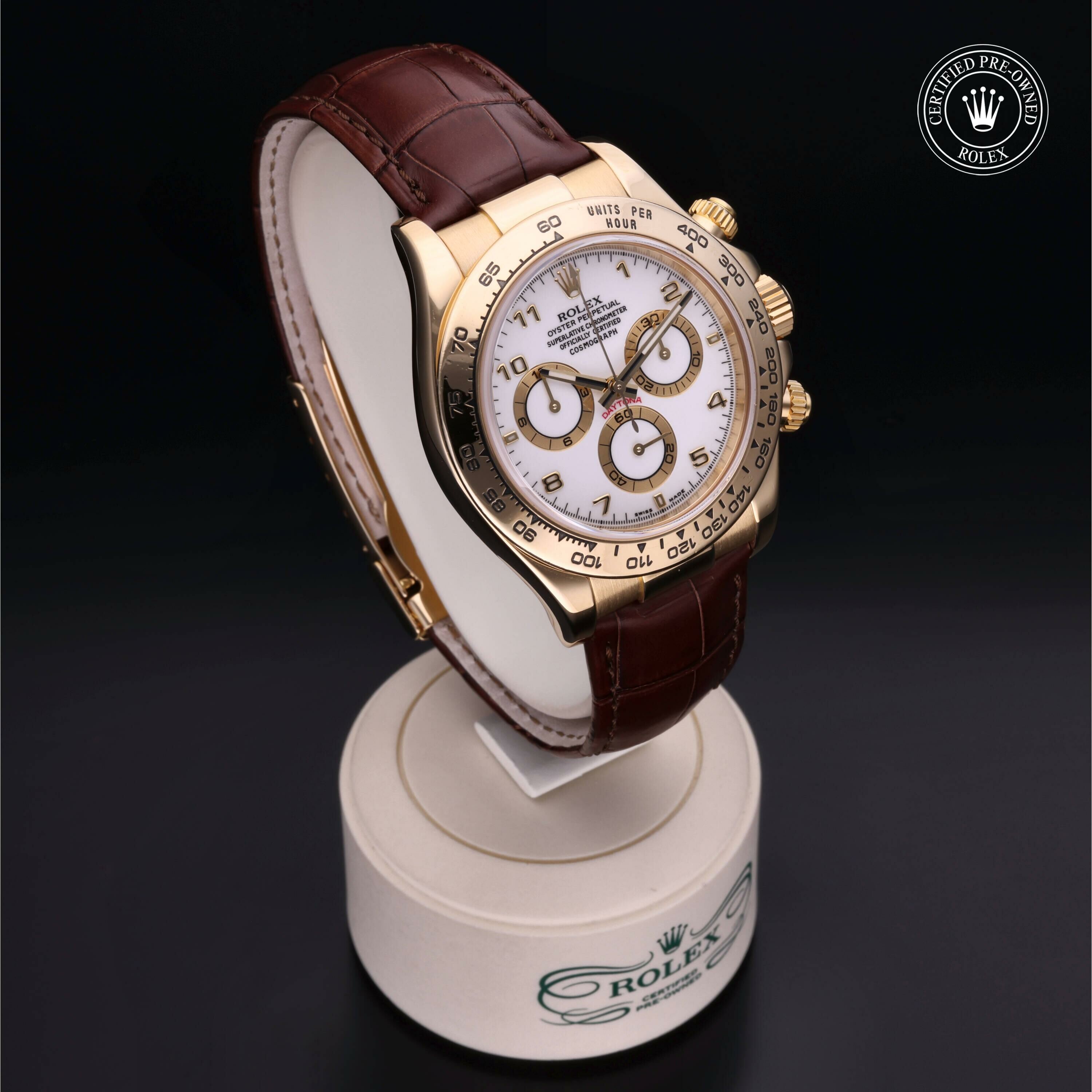 Rolex Oyster Perpetual Cosmograph Daytona in Gold 18 Carat Yellow M116518-0033 at Ferret - view 33