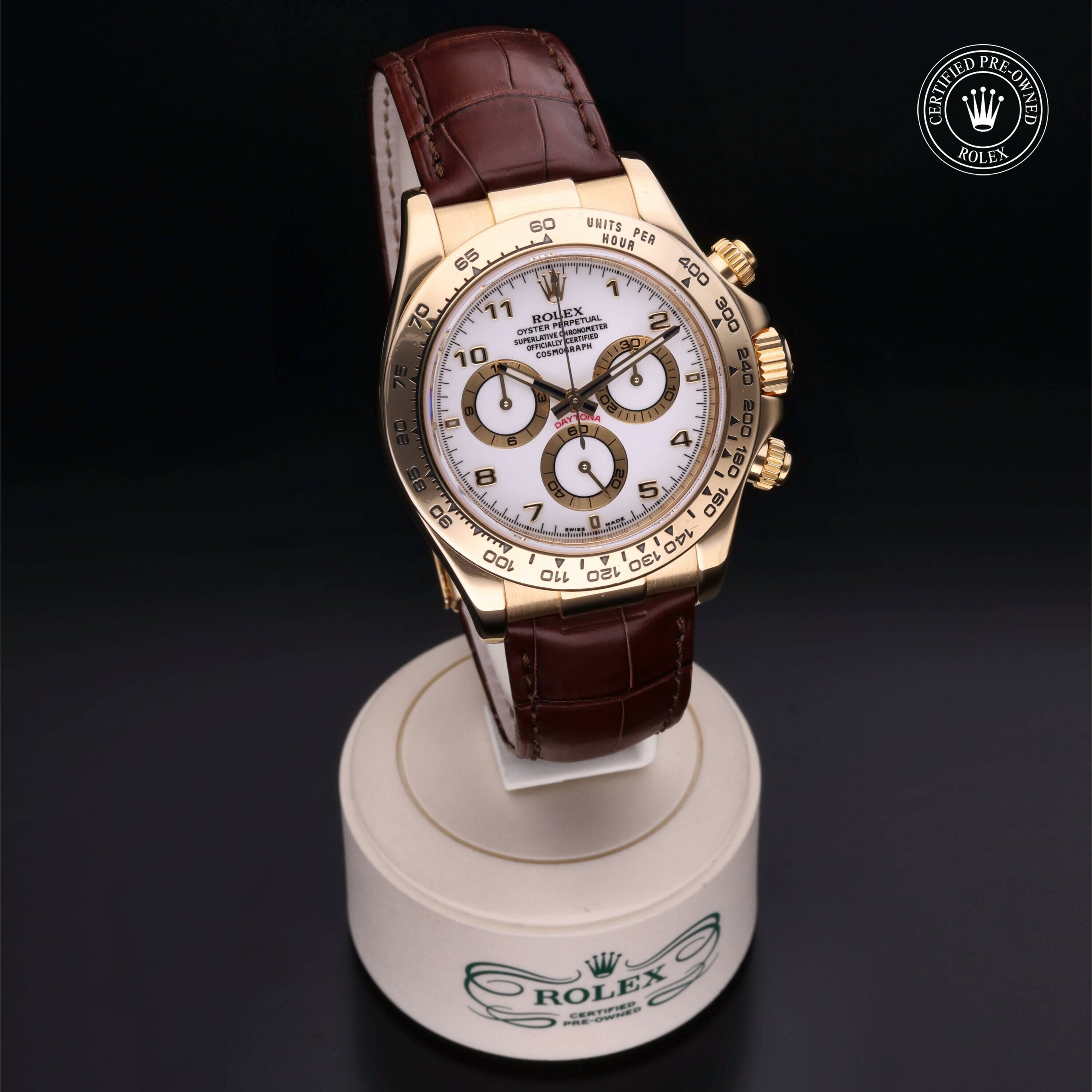 Rolex Oyster Perpetual Cosmograph Daytona in Gold 18 Carat Yellow M116518-0033 at Ferret - view 35