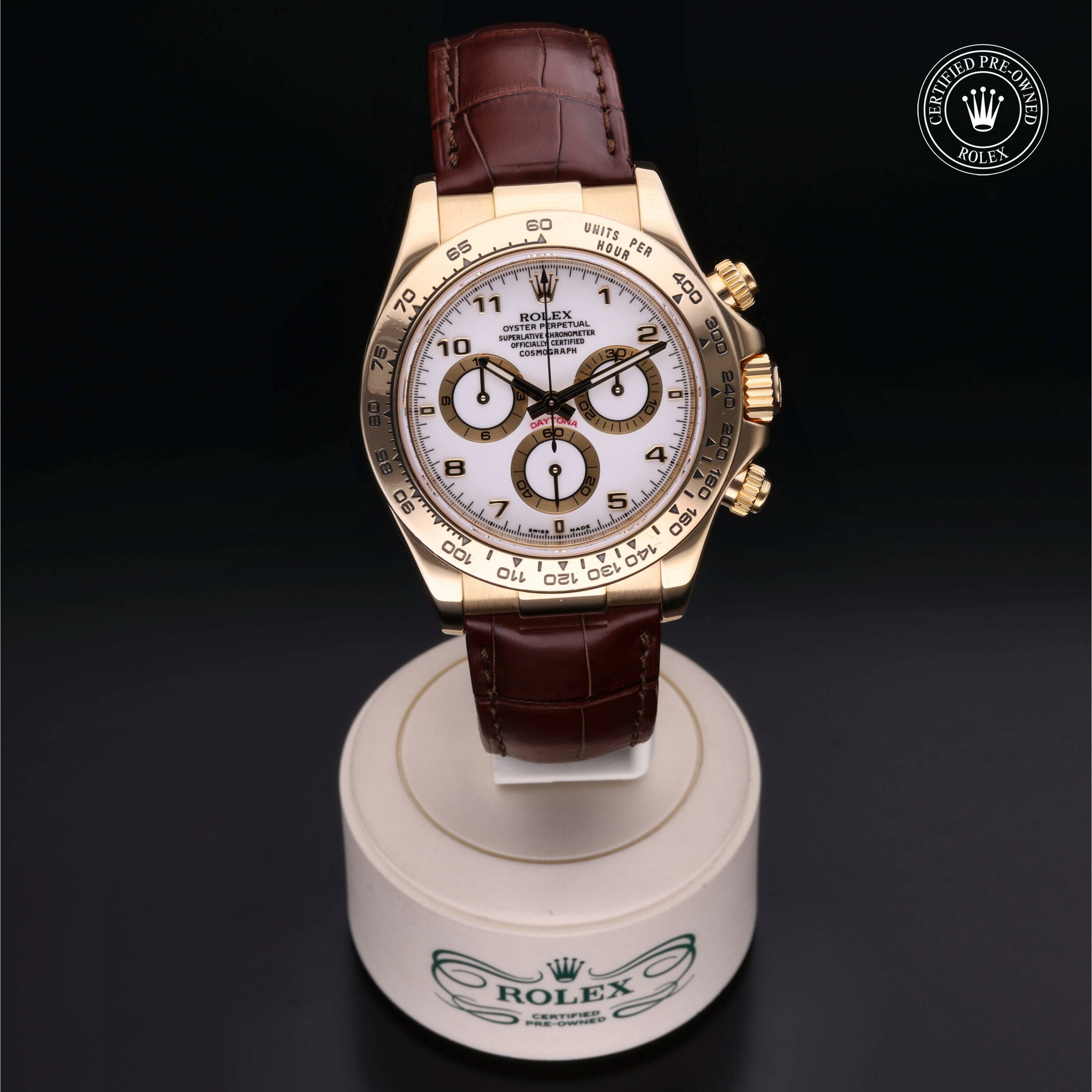 Rolex Oyster Perpetual Cosmograph Daytona in Gold 18 Carat Yellow M116518-0033 at Ferret - view 36