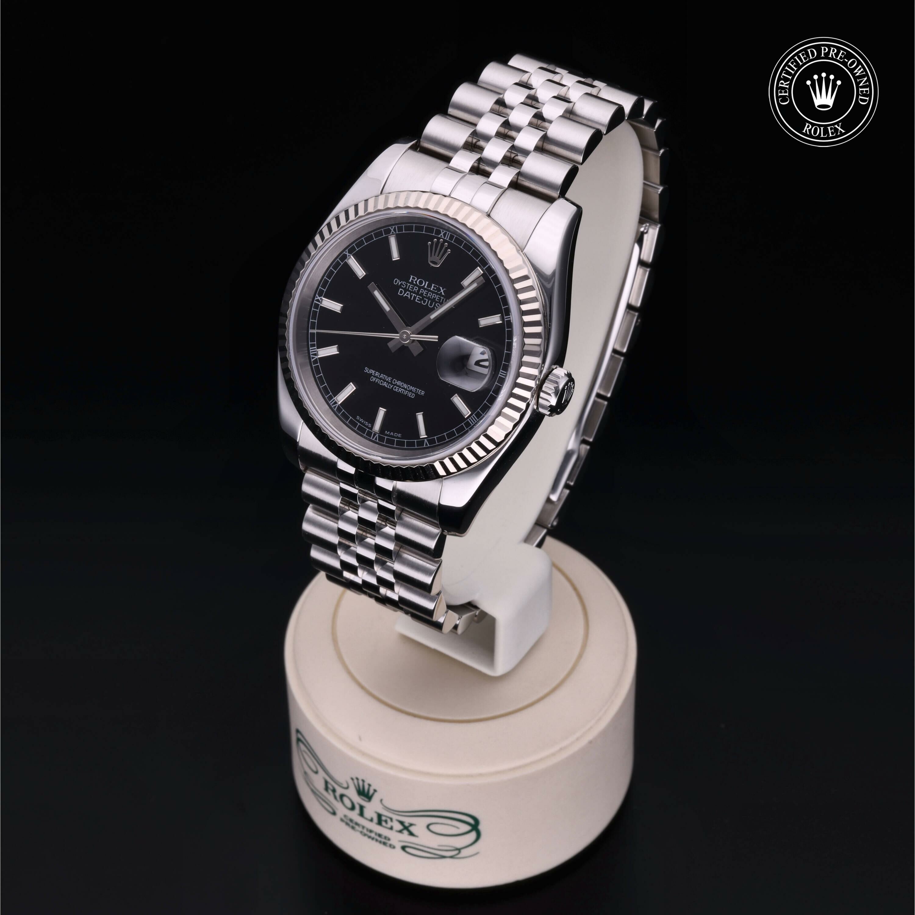 Rolex Datejust 36 in Rolesor 18 Carat White M116234-0002 at Ferret - view 4