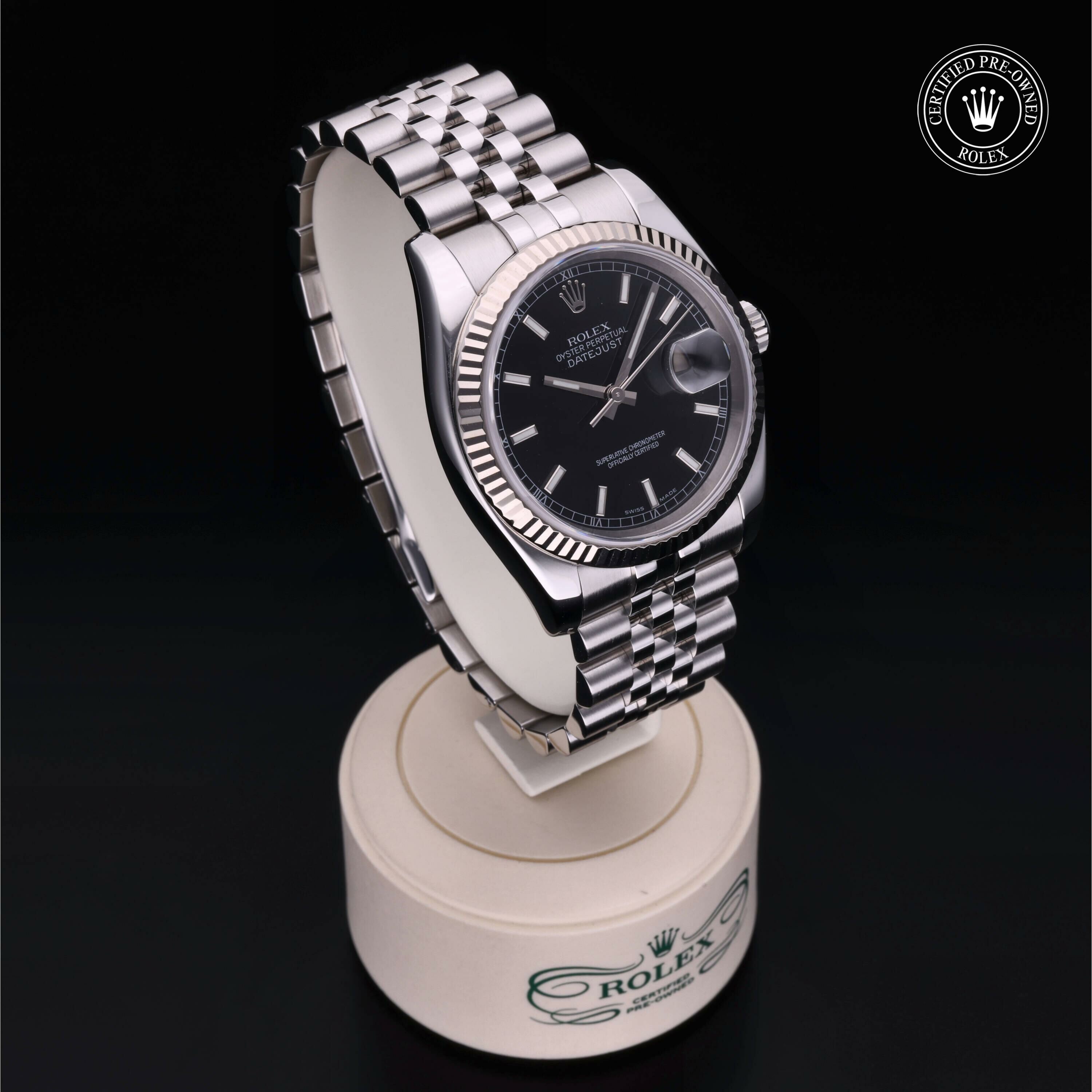 Rolex Datejust 36 in Rolesor 18 Carat White M116234-0002 at Ferret - view 33