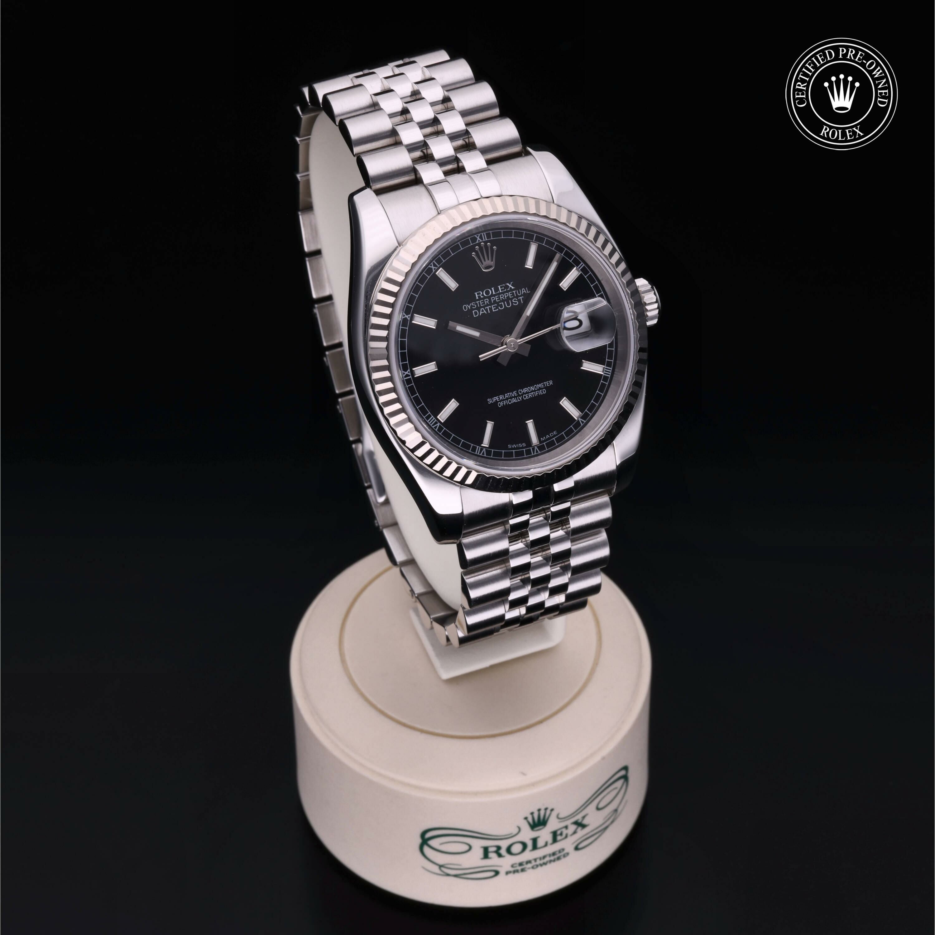 Rolex Datejust 36 in Rolesor 18 Carat White M116234-0002 at Ferret - view 34