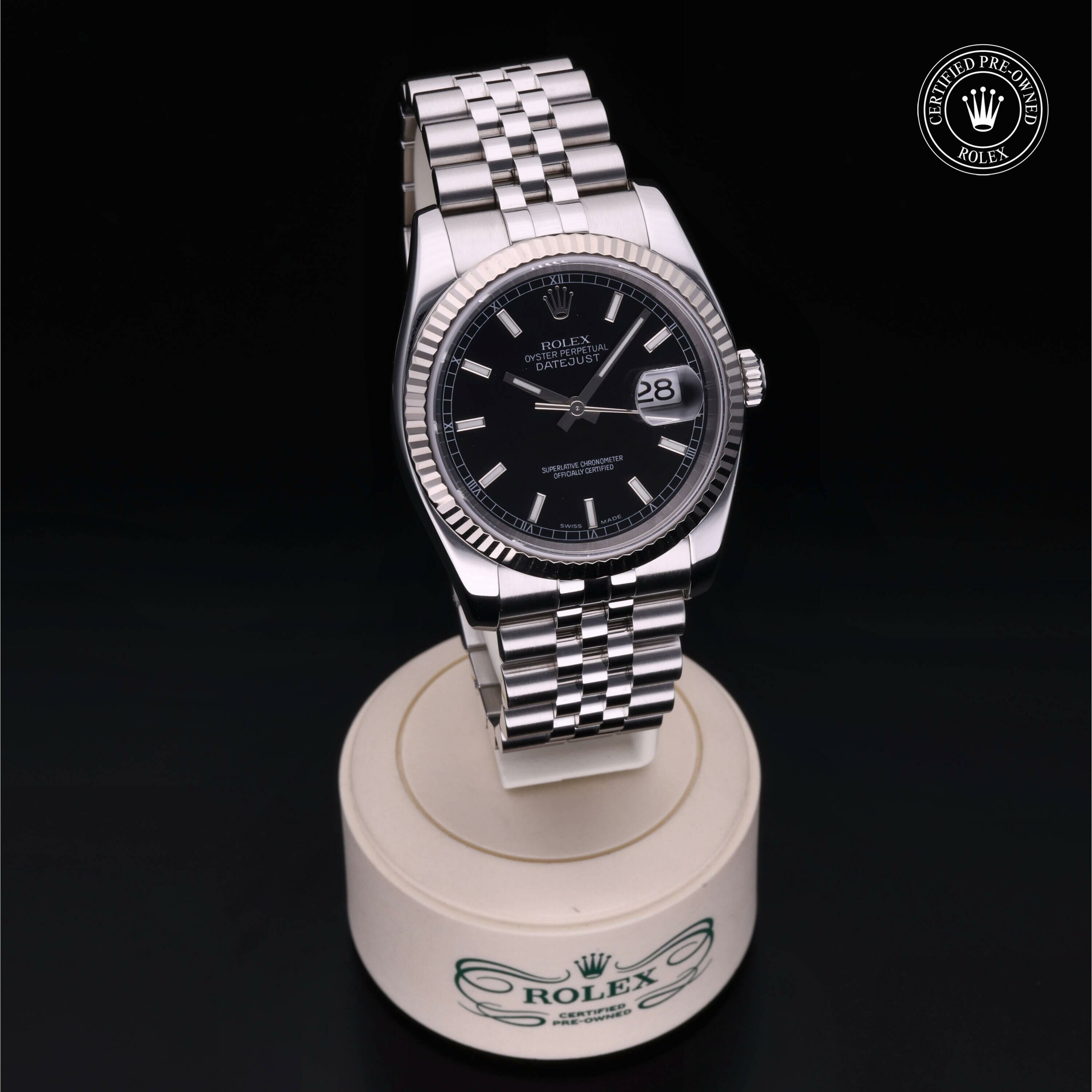 Rolex Datejust 36 in Rolesor 18 Carat White M116234-0002 at Ferret - view 35