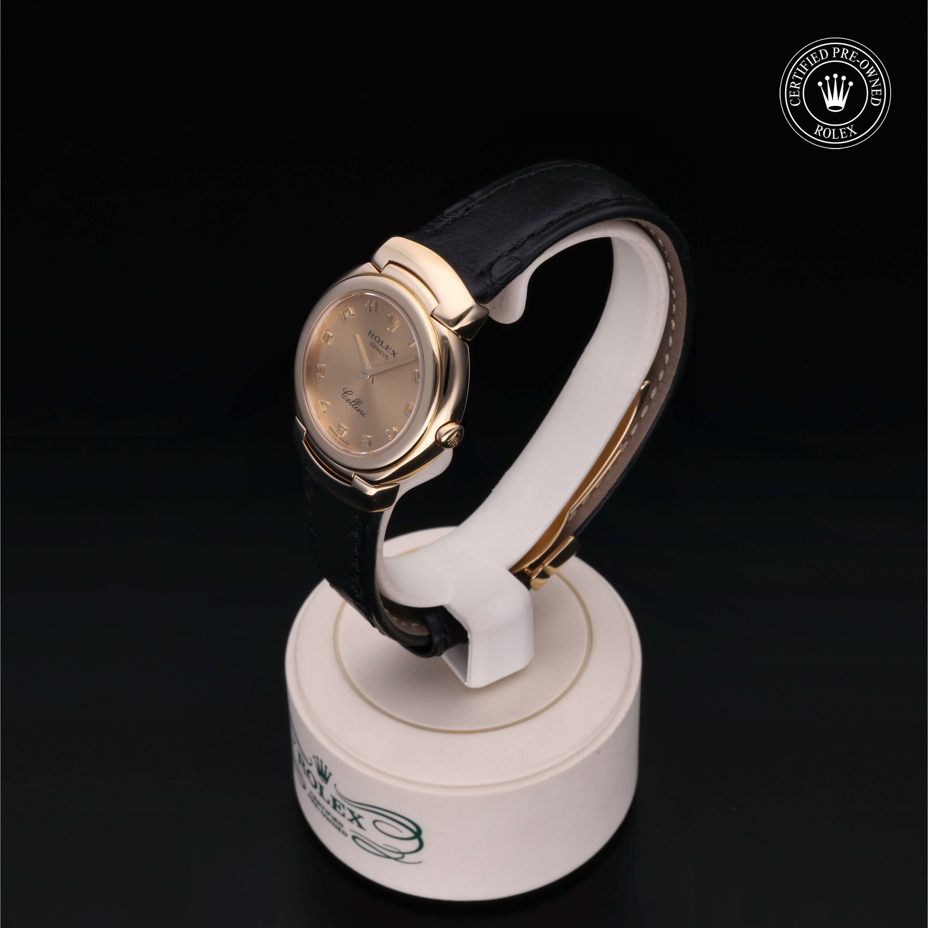 Rolex Cellini Quartz 26 in Gold 18 Carat Yellow M6621/8-0017 at Ferret - view 6