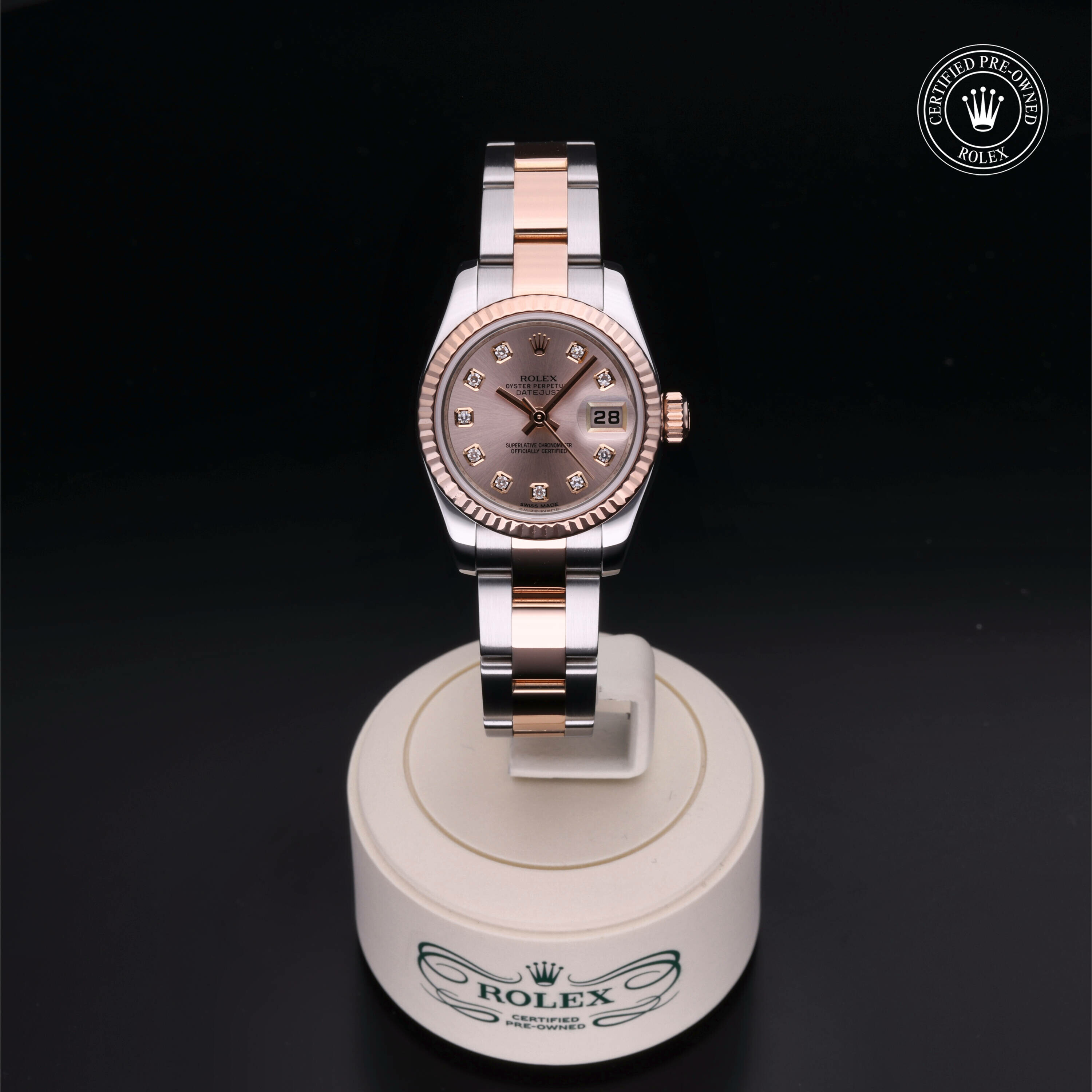 Rolex Lady-Datejust 26 en Rolesor 18 Carat Rouge M179171-0031 chez Ferret