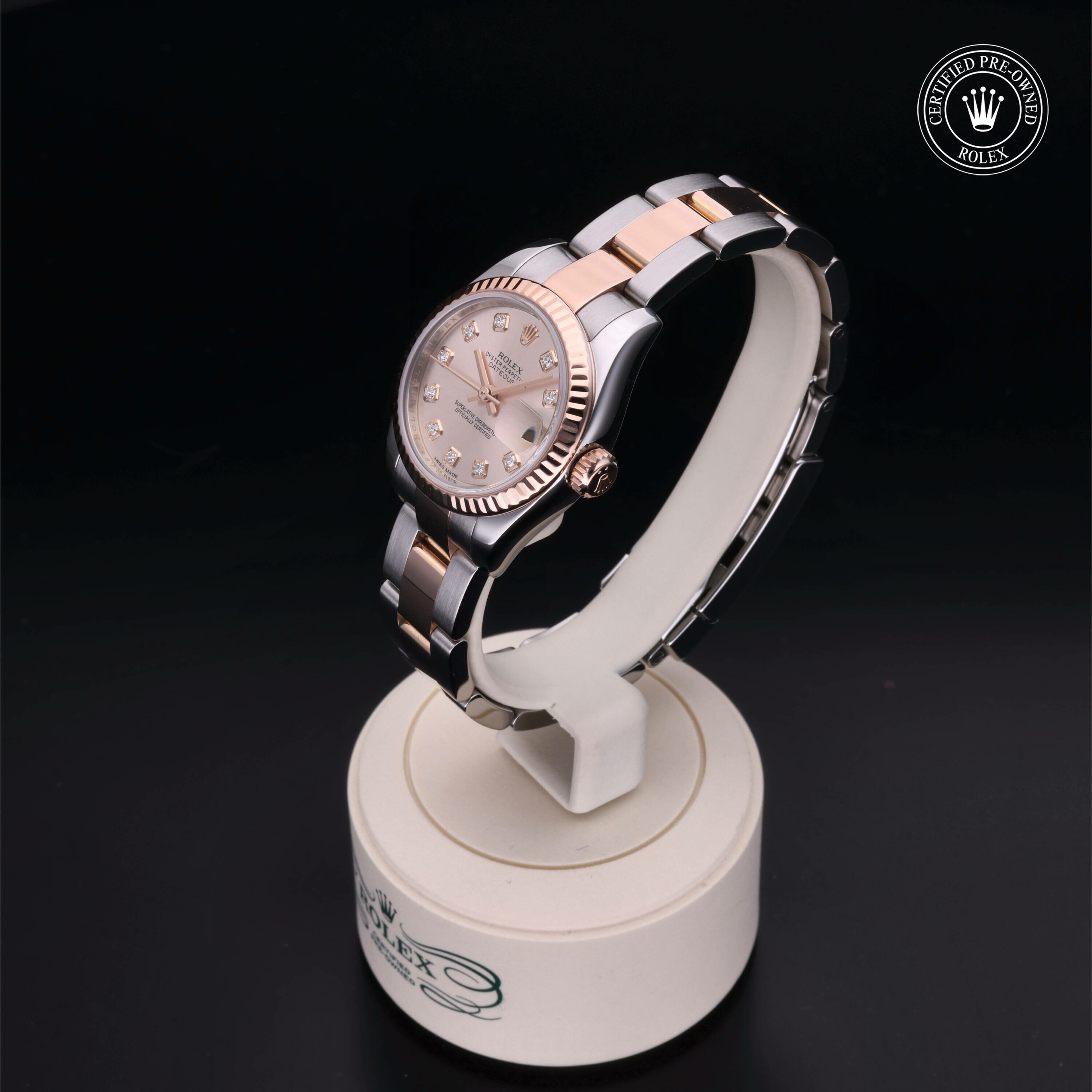 Rolex Lady-Datejust 26 en Rolesor 18 Carat Rouge M179171-0031 chez Ferret - vue 6