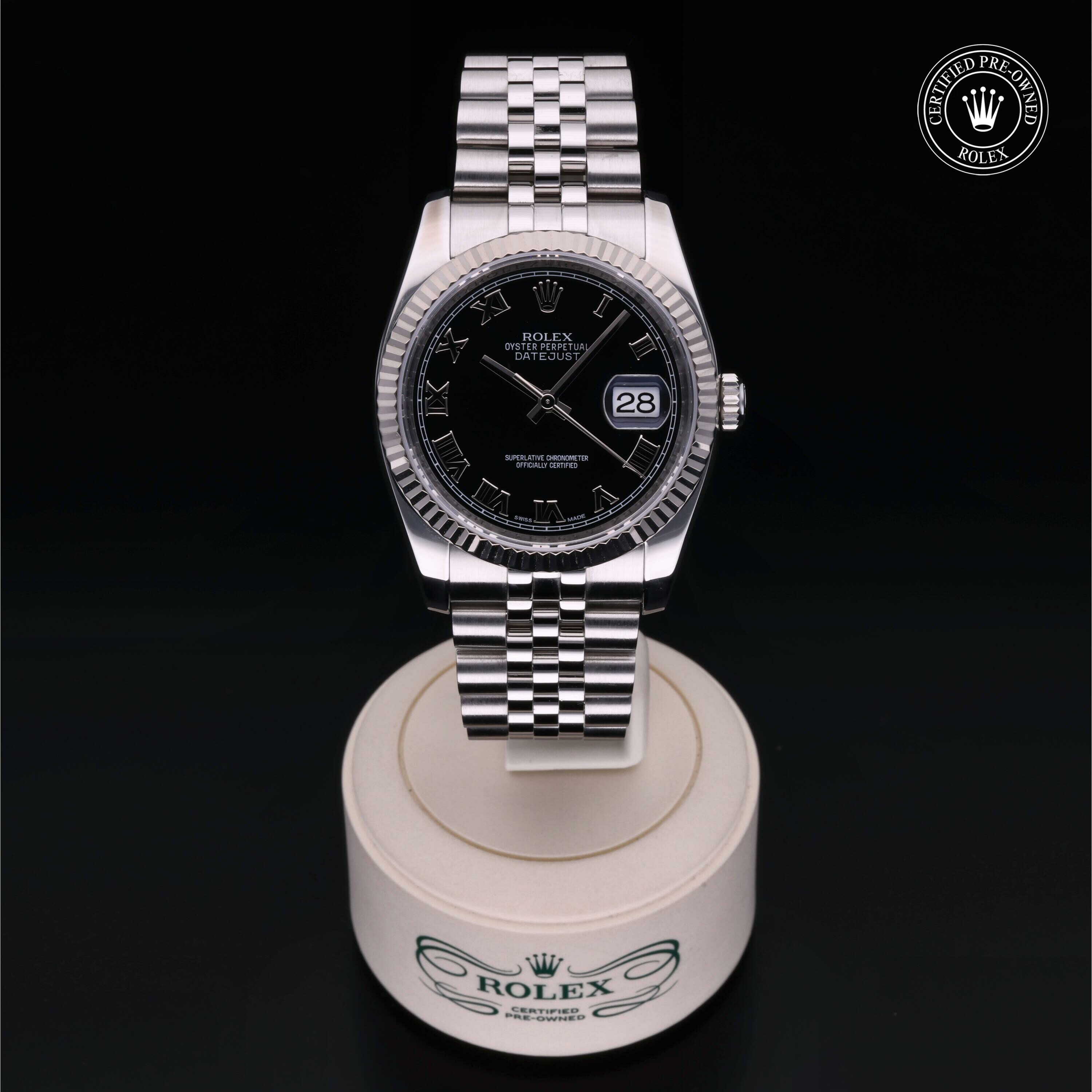 Rolex Datejust 36 en Rolesor 18 Carat Gris M116234-0086 chez Ferret